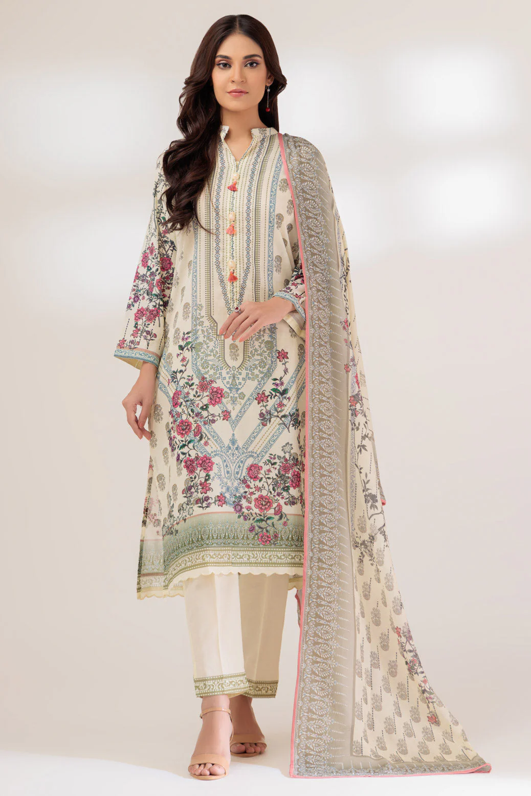 O-WHITE-LAWN-3 PIECE (BSSS233P05) - Image 3