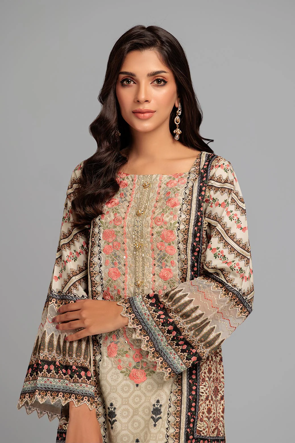 O-WHITE-LAWN-3 PIECE (SSS233P76) - Image 2