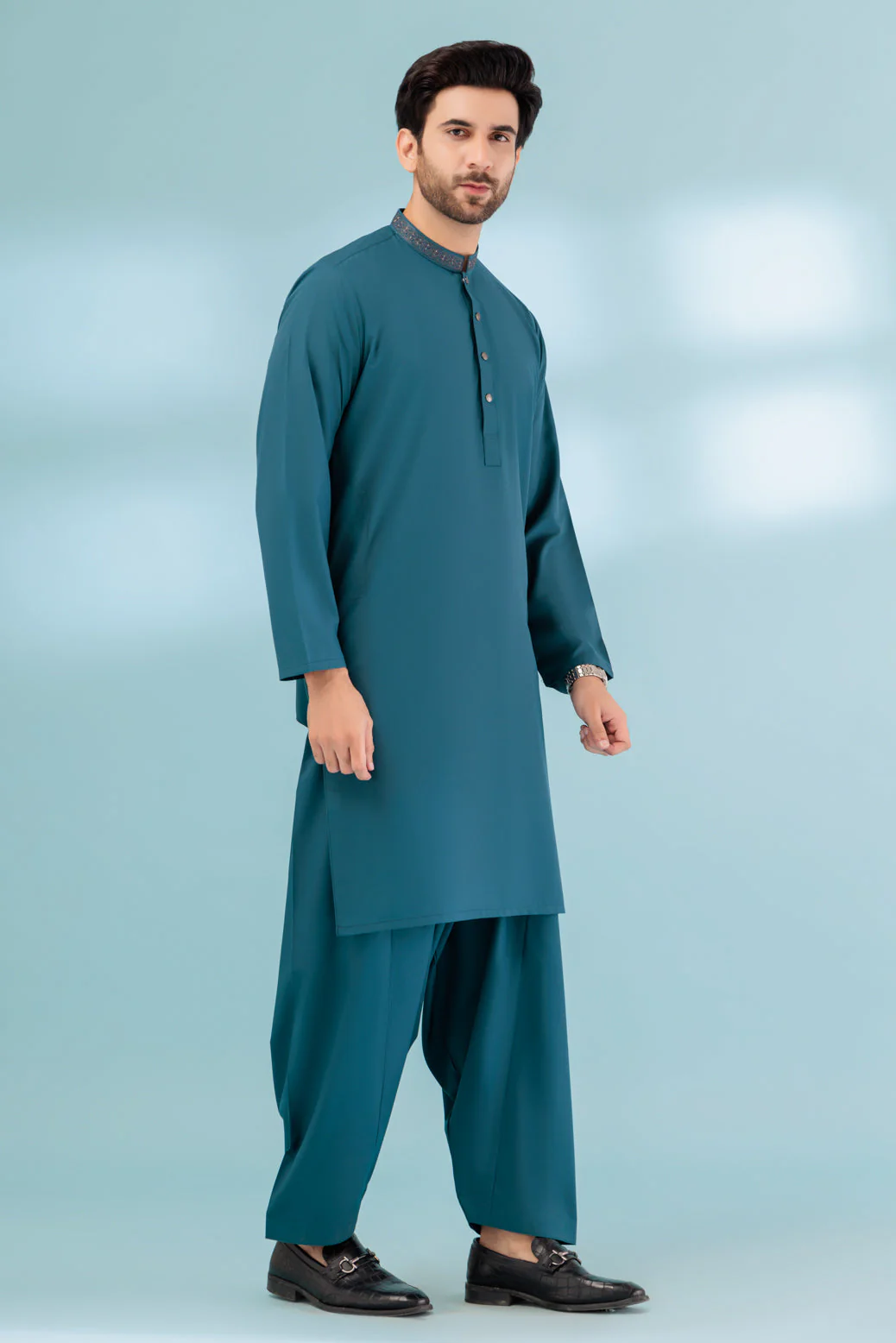 OCEAN-BLENDED-KURTA SHALWAR - (KSRS23-105) - Image 3