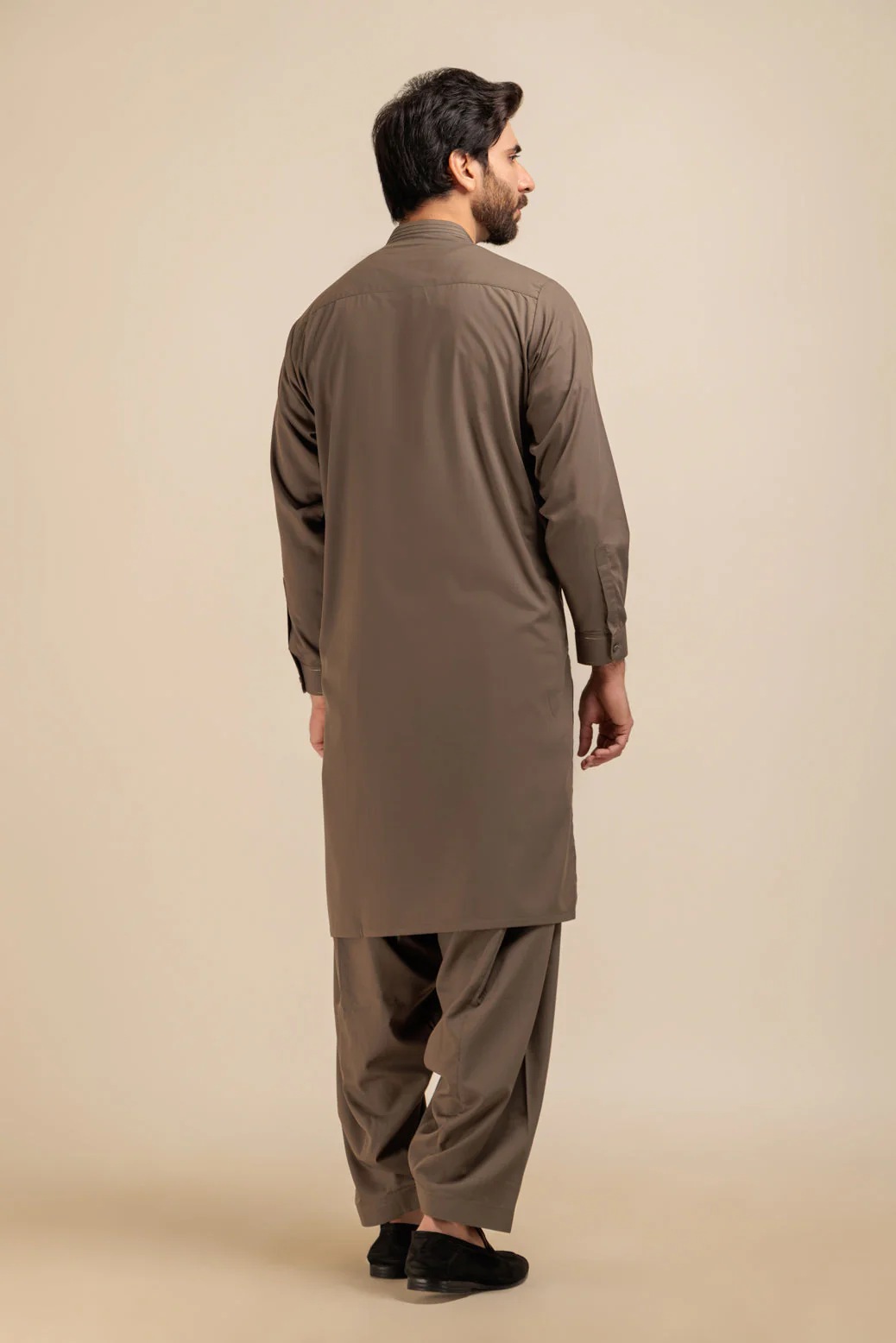 OLIVE-BLENDED-KURTA SHALWAR - (KSRB23-029) - Image 5