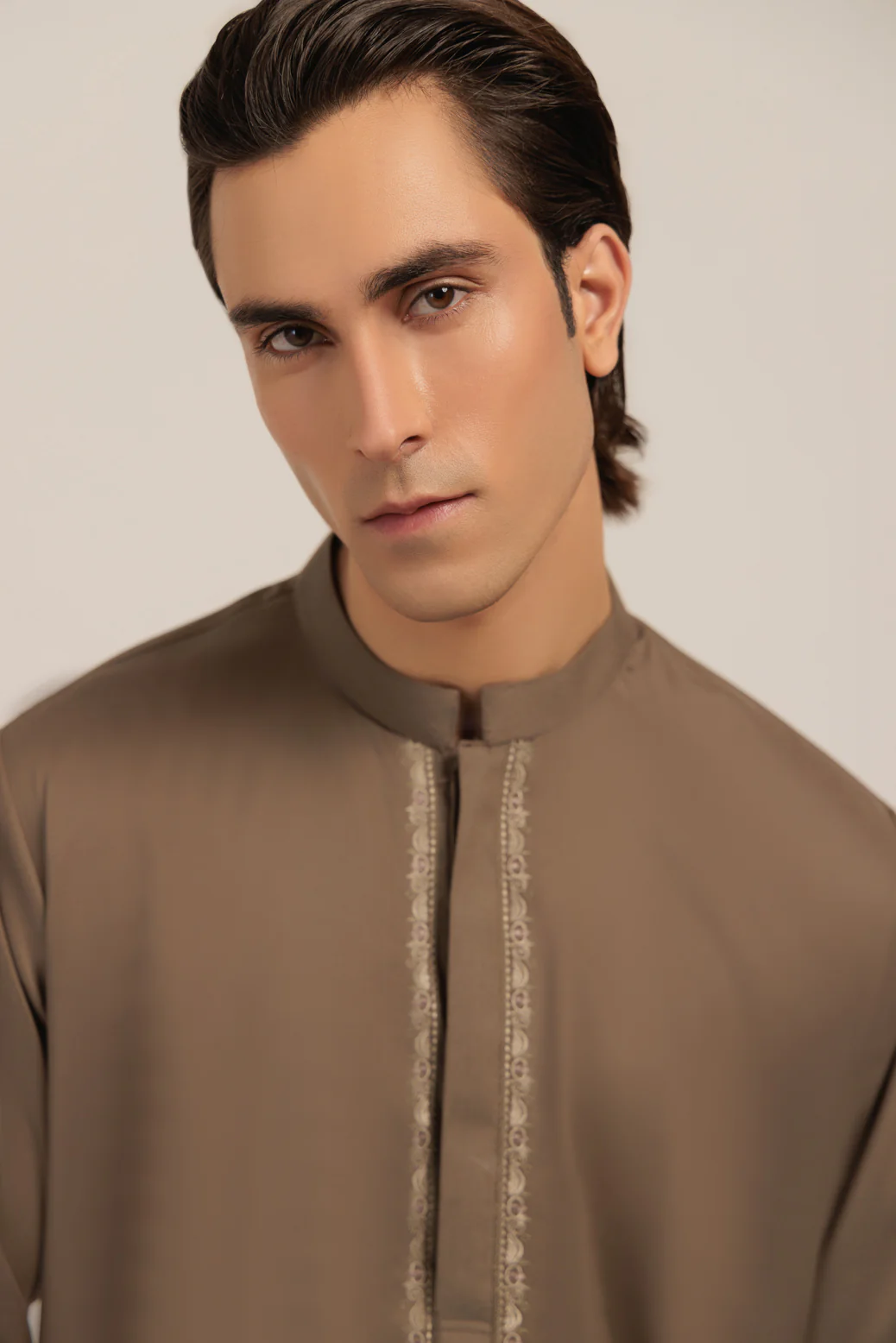 OLIVE-BLENDED-KURTA SHALWAR - (KSRW24-012) - Image 3