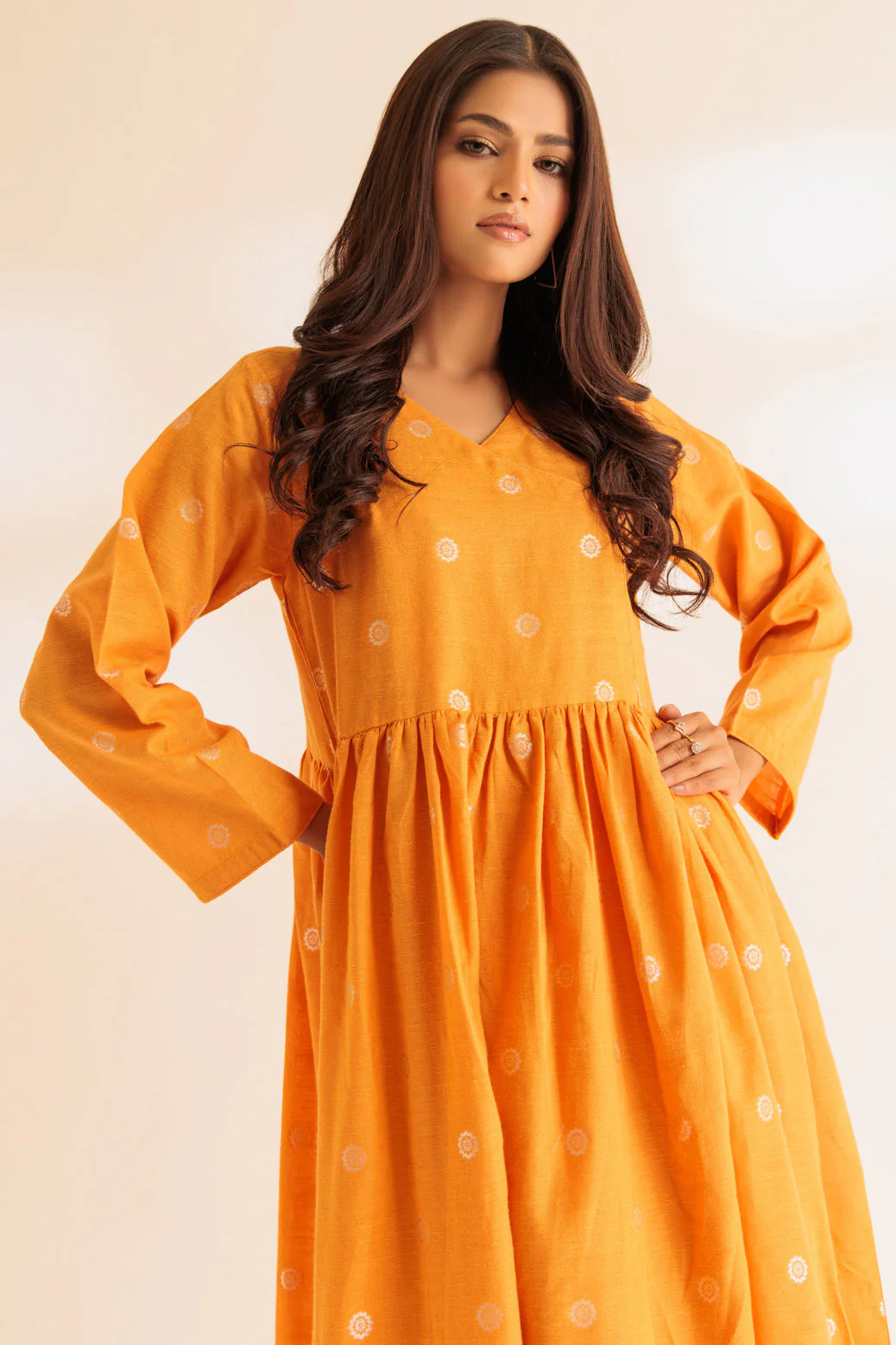 ORANGE-ANGRAKHA-2 PIECE (SS2242P46) - Image 2