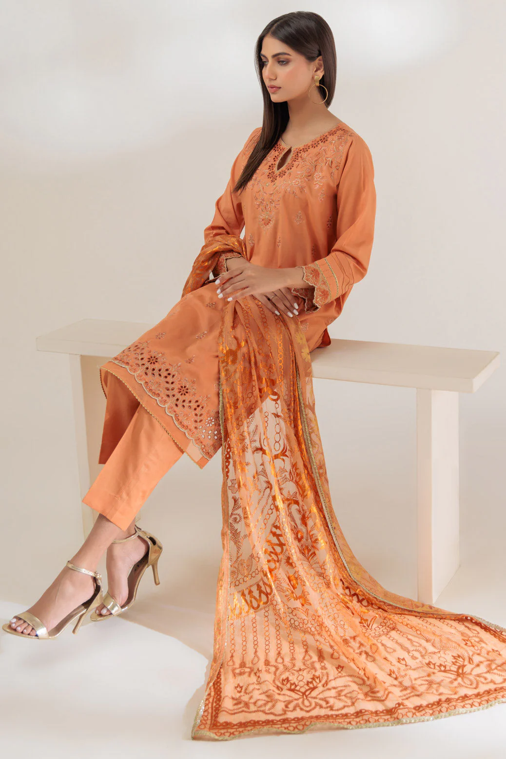 ORANGE-CAMBRIC-3 PIECE (BSHS233P19) - Image 3