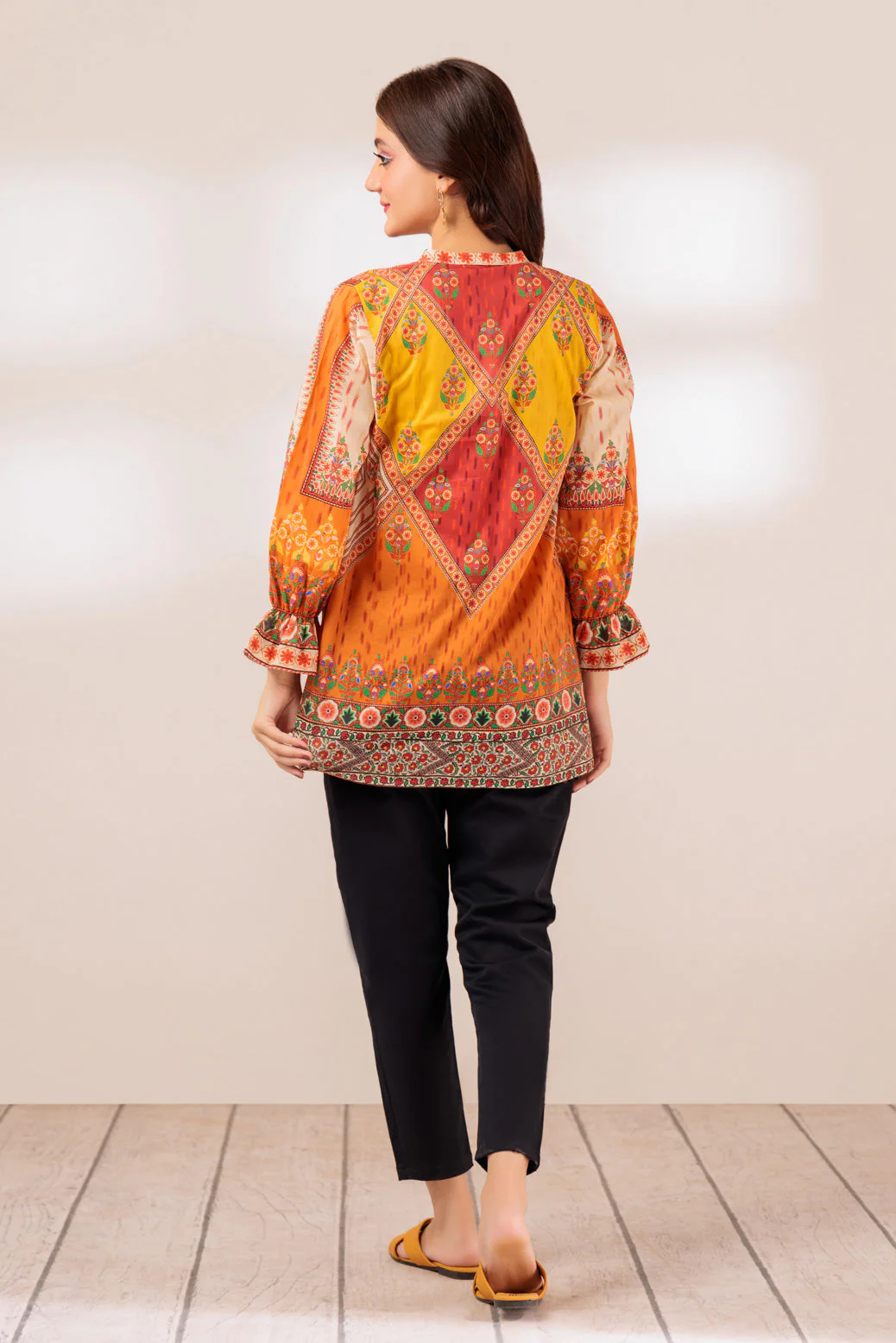 ORANGE-LAWN-1 PIECE (SAK231P23) - Image 3