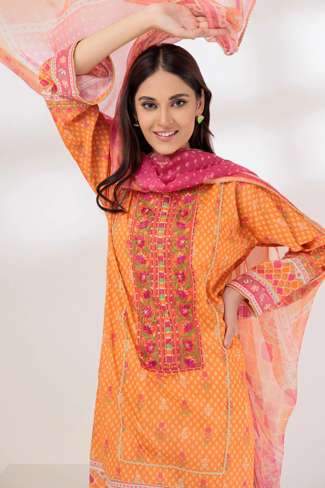 ORANGE-LAWN-2 PIECE (SAS232P30) - Image 3