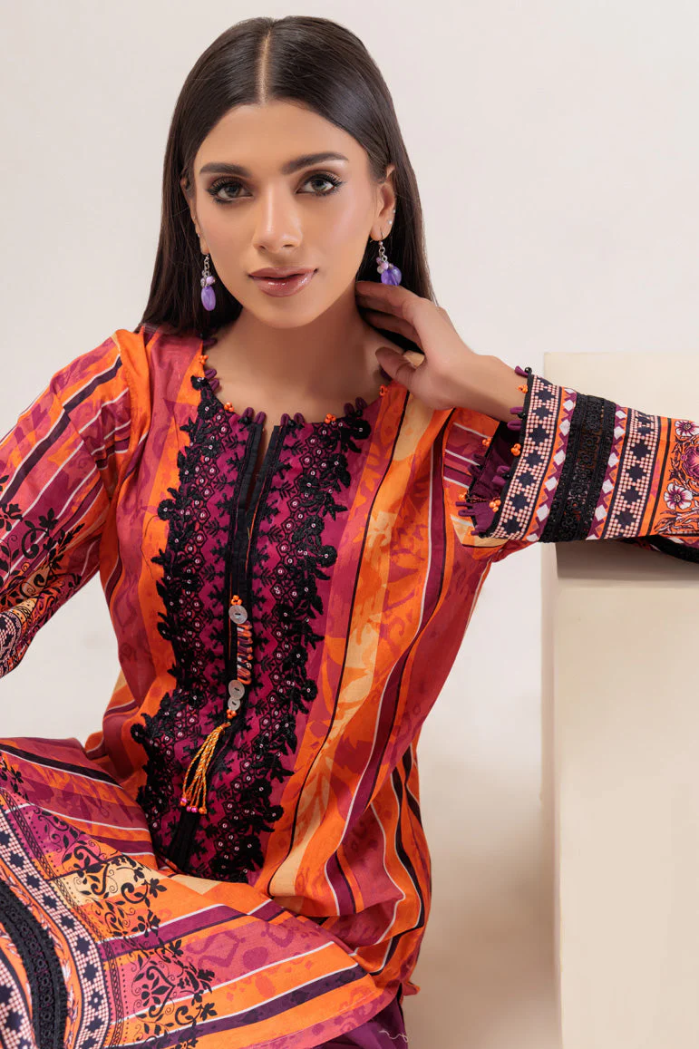 ORANGE-LAWN-2 PIECE (SAS232P38) - Image 2