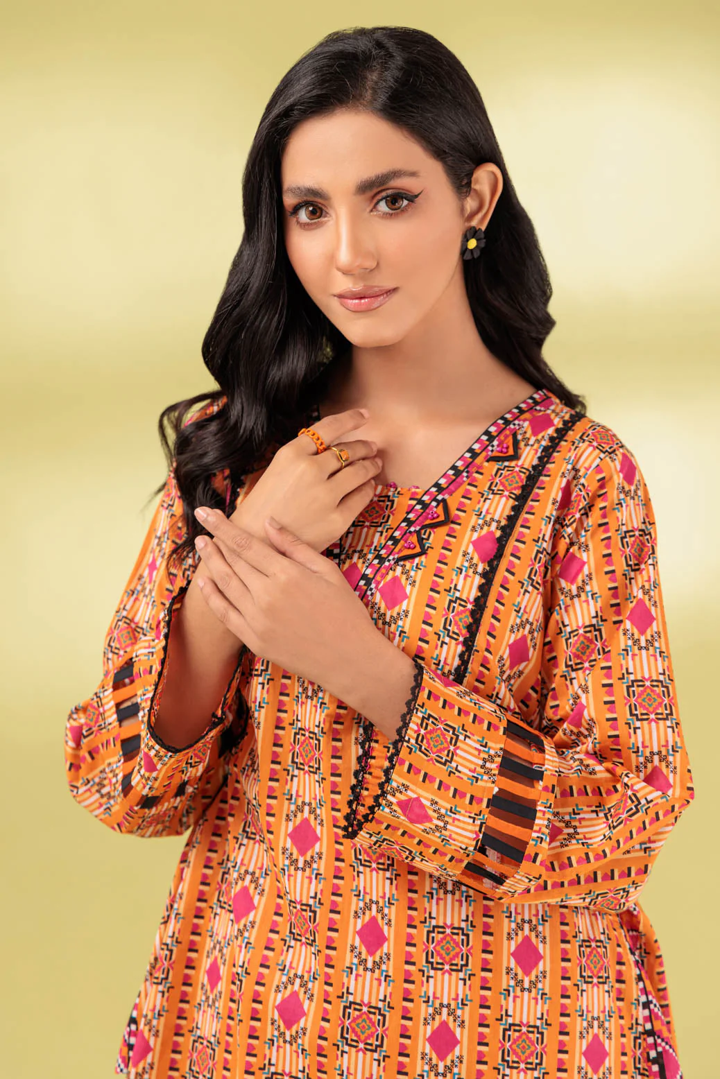 ORANGE-LAWN-2 PIECE (SSS232P42) - Image 2