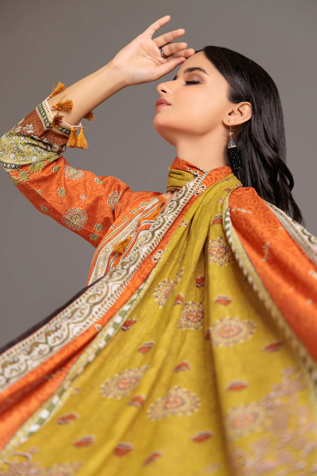 ORANGE-LAWN-3 PIECE (SAS233P12) - Image 2