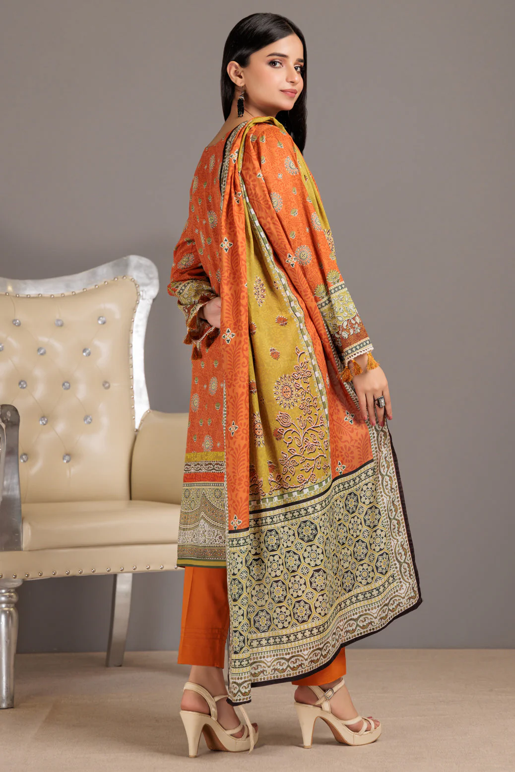 ORANGE-LAWN-3 PIECE (SAS233P12) - Image 5
