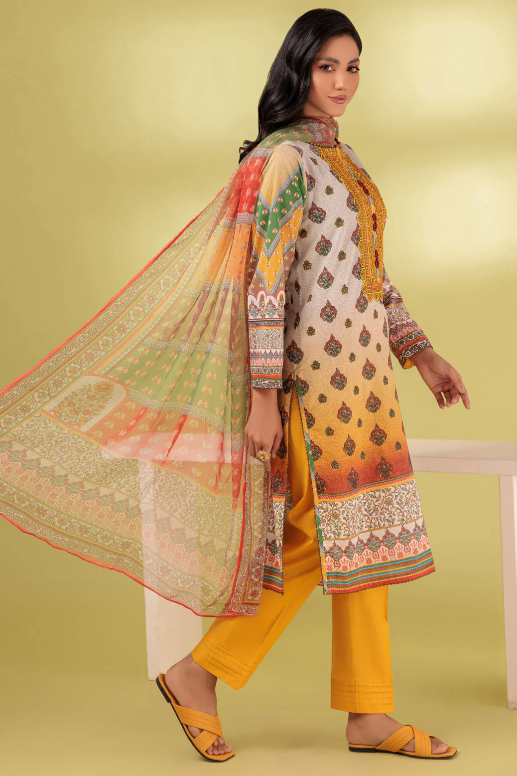 ORANGE-LAWN-3 PIECE (SAS233P69) - Image 3