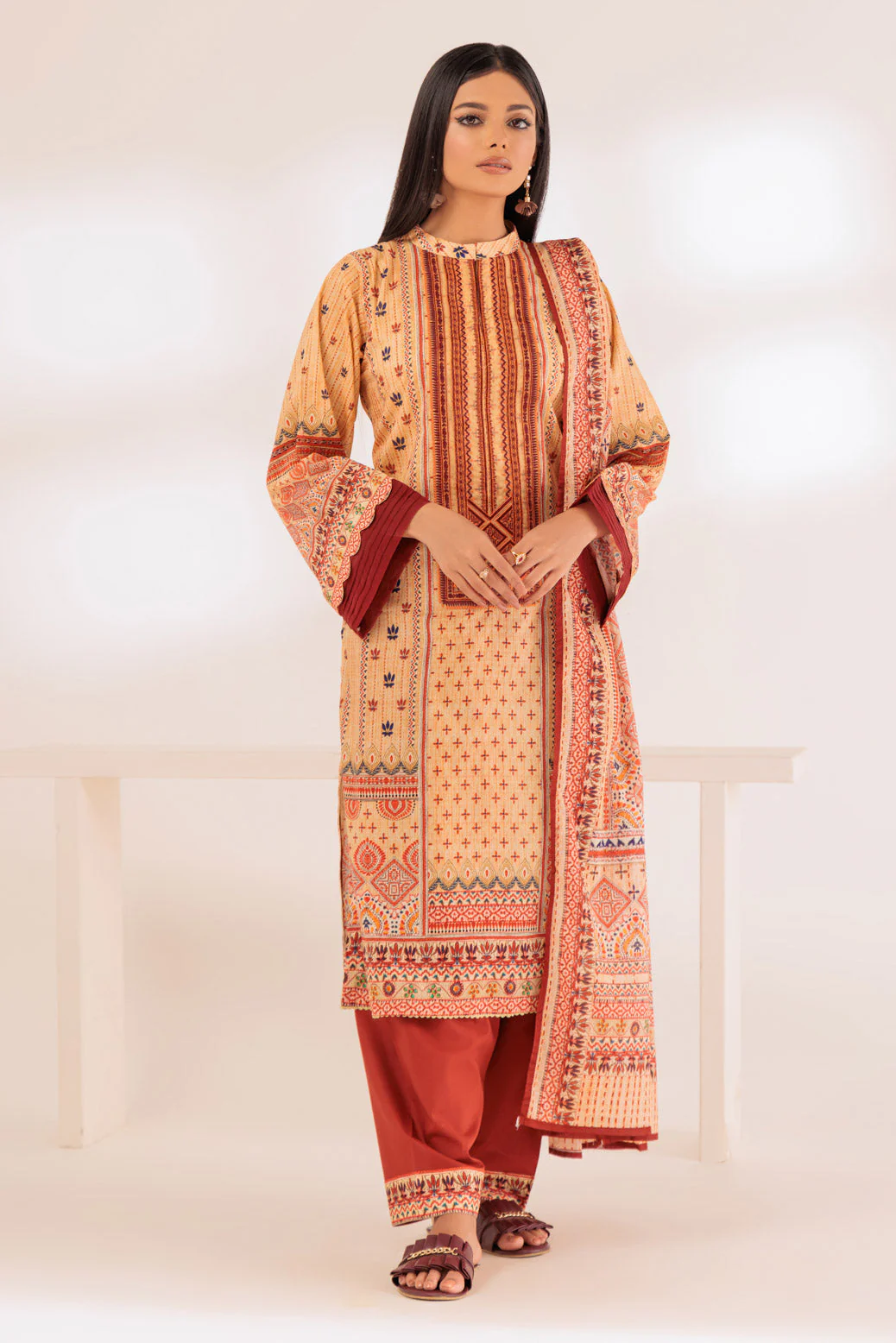 ORANGE-LAWN-3 PIECE (SSS233P115) - Image 2