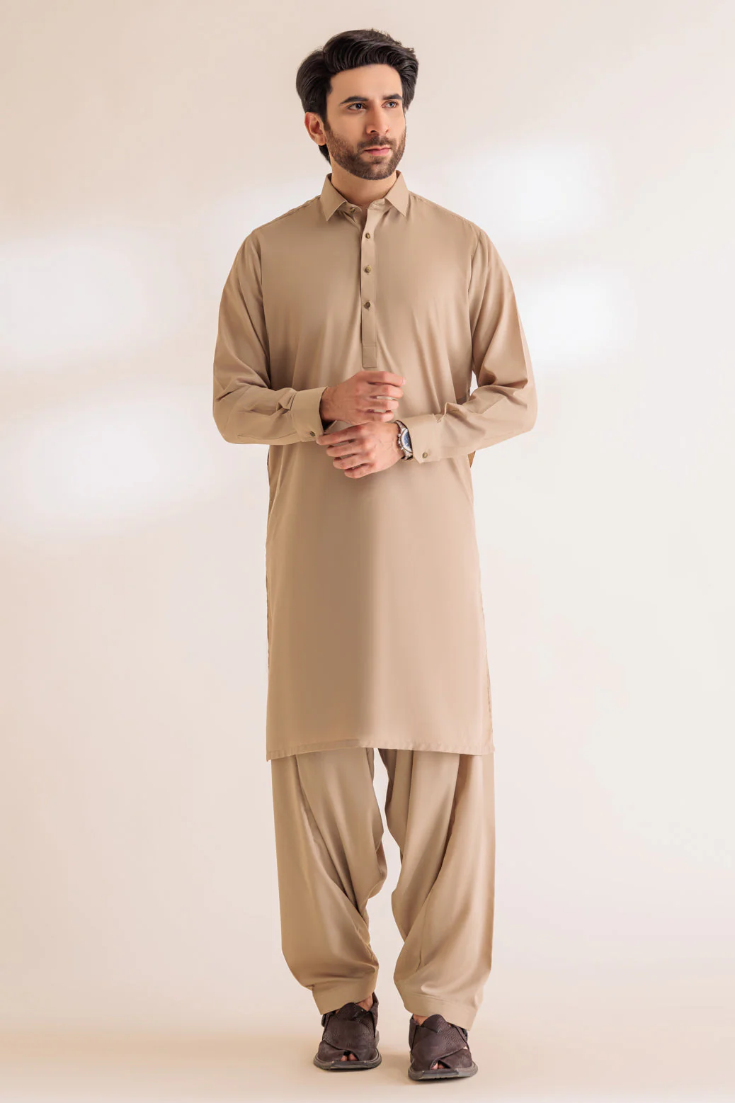 OYESTER-BLENDED-KURTA SHALWAR - (KSRS24-010) - Image 5