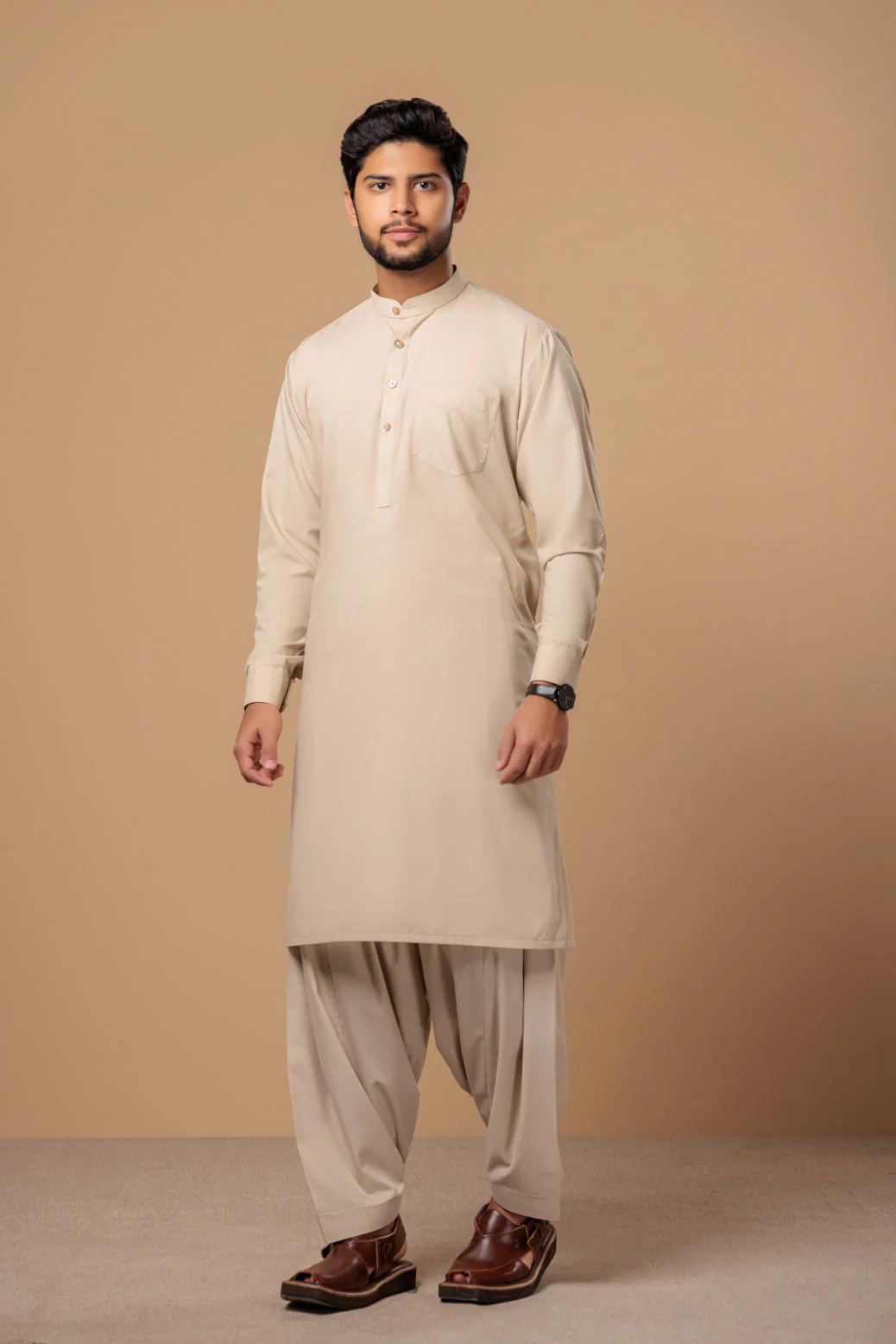 P-BLUE-BLENDED-SHALWAR SUIT- (GSBS23-010) - Image 4
