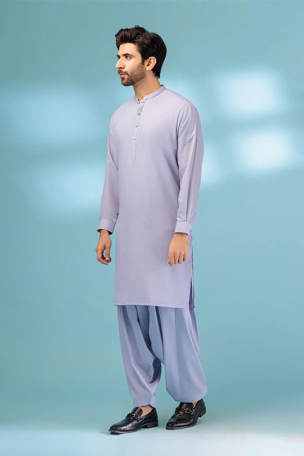 P-GREY-BLENDED-KURTA SHALWAR - (KSRB23-011) - Image 4