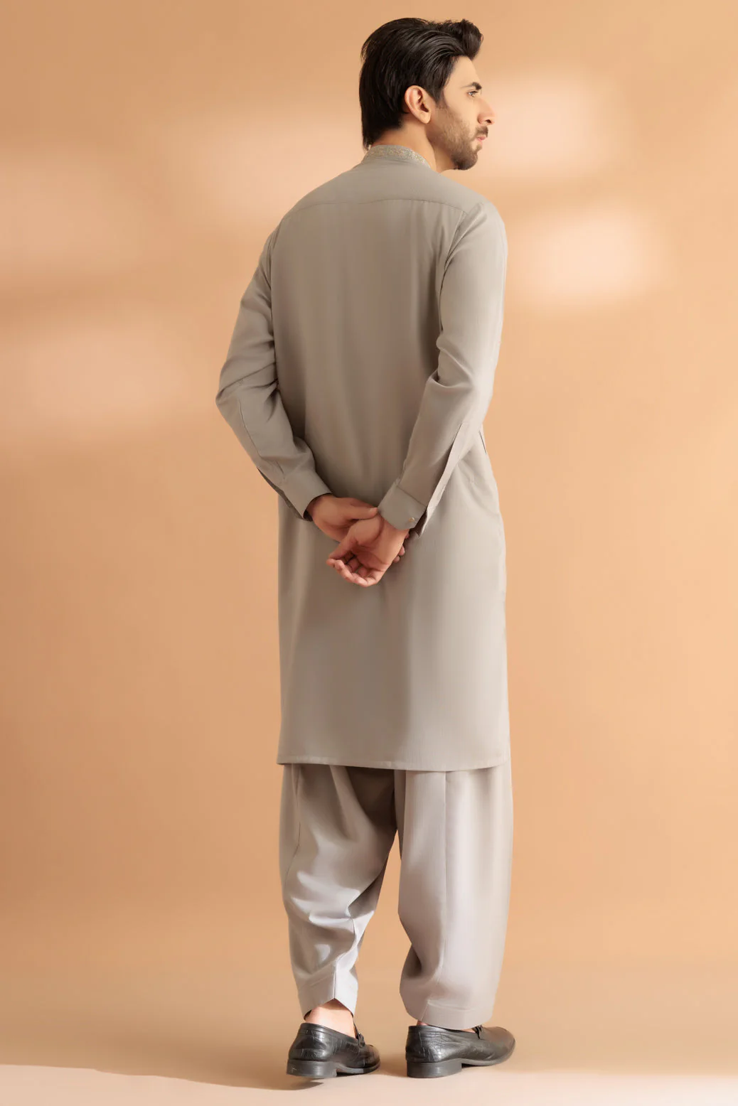 P-GREY-BLENDED-KURTA SHALWAR - (KSRS24-025) - Image 5