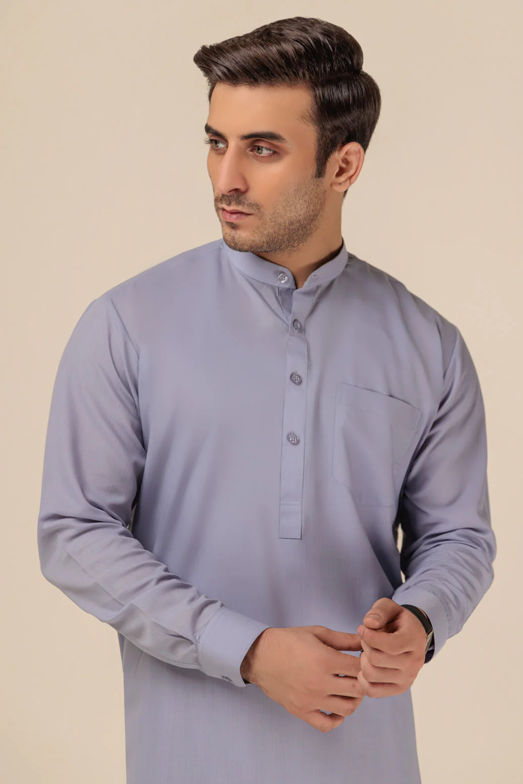 P-GREY-BLENDED-SHALWAR SUIT - (GSBR23-004) - Image 2