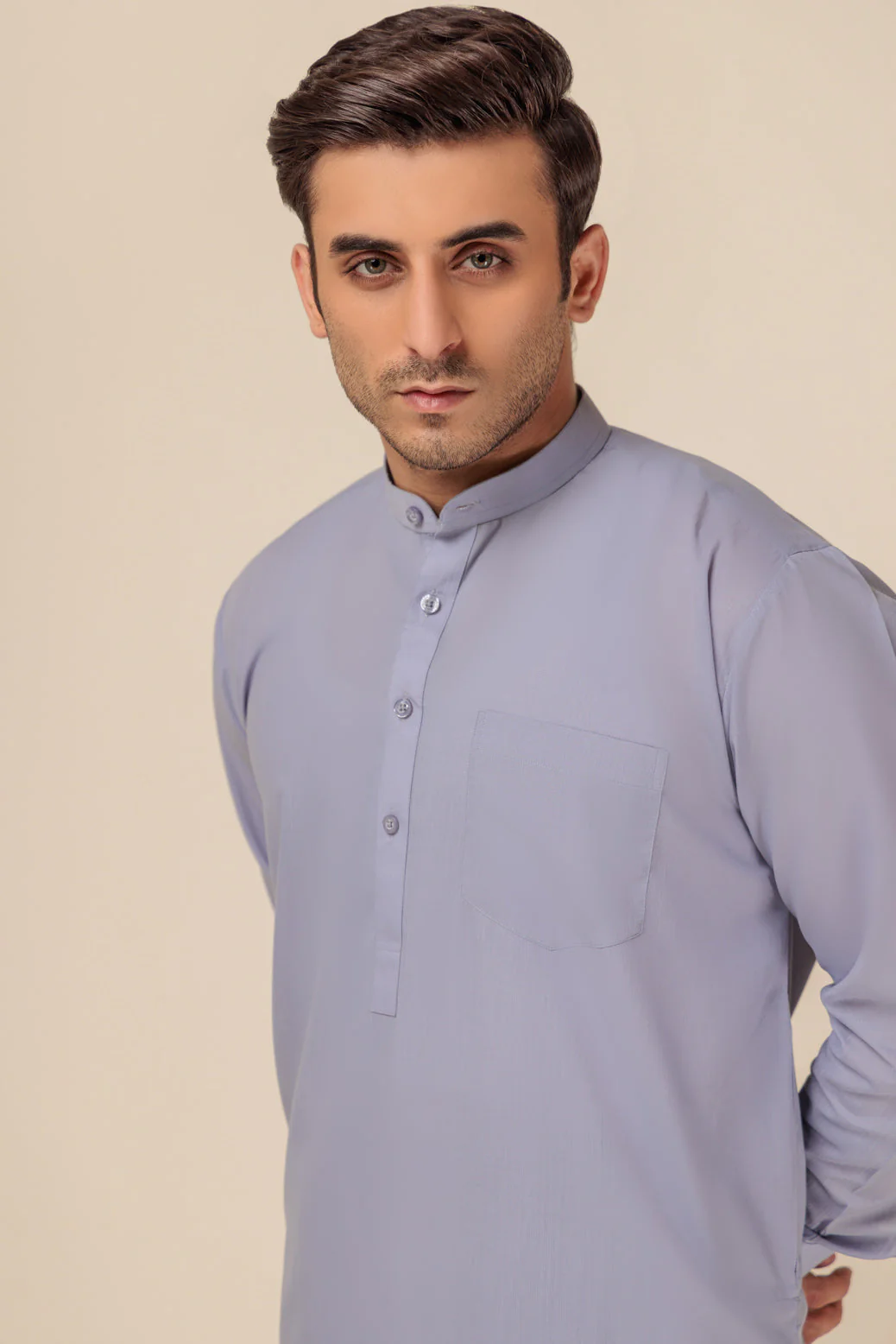 P-GREY-BLENDED-SHALWAR SUIT - (GSBR23-004) - Image 4