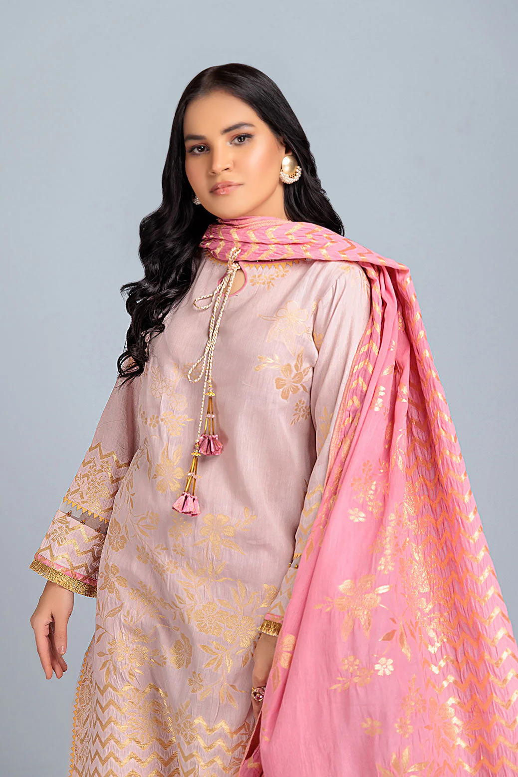 P-PINK-JACQUARD-3 PIECE (PWJ2233P11) - Image 3