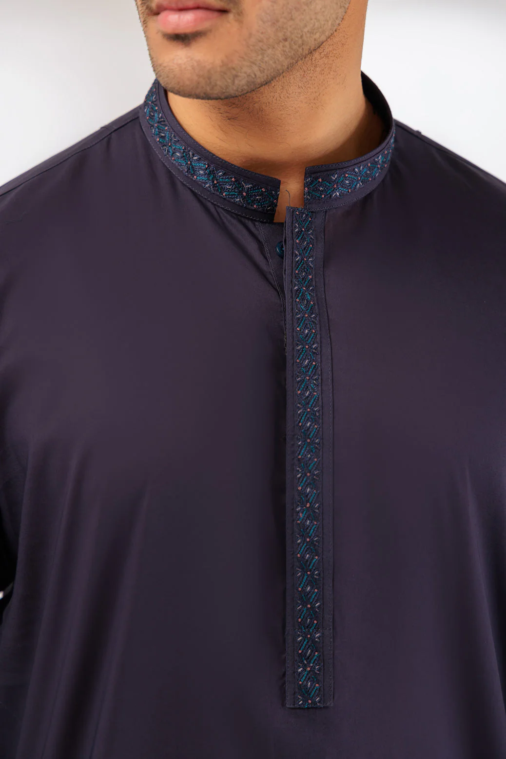P-SMOKE-COTTON-SHALWAR SUIT - (GSSW24-006) - Image 2