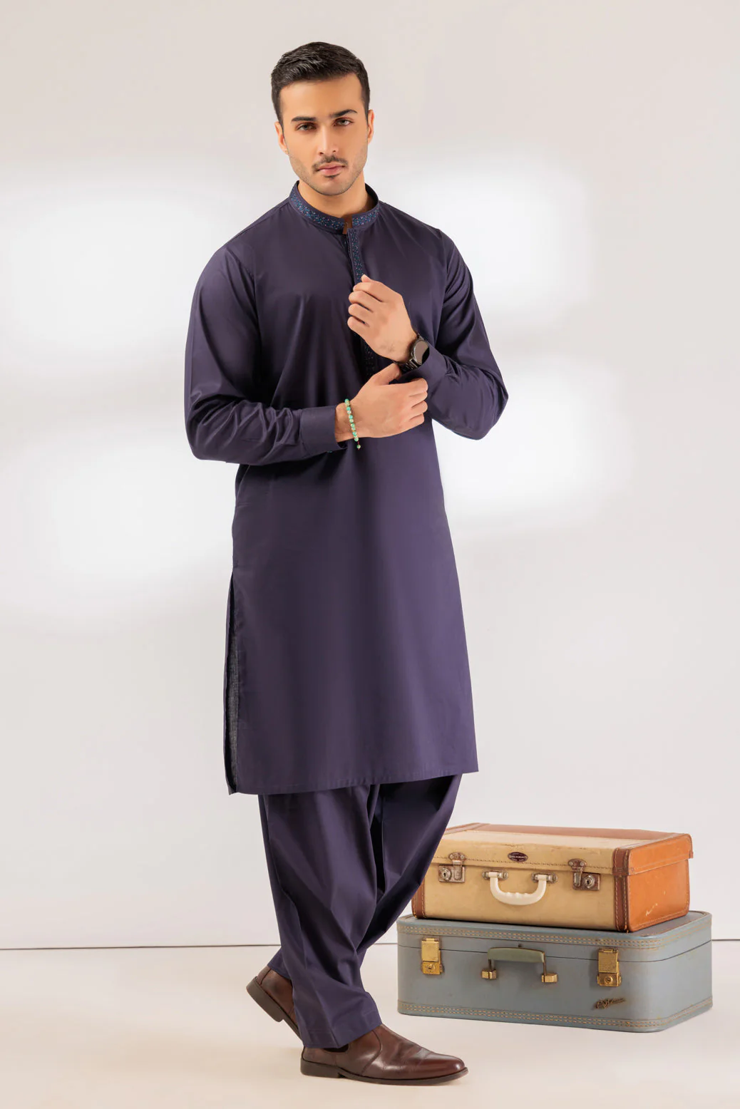 P-SMOKE-COTTON-SHALWAR SUIT - (GSSW24-006) - Image 3