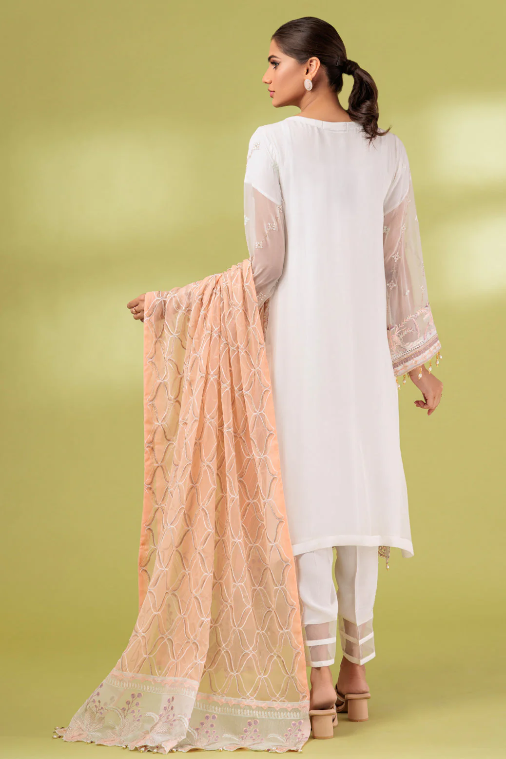 P-WHITE-CHIFFON-3 PIECE (MWF233P04) - Image 4