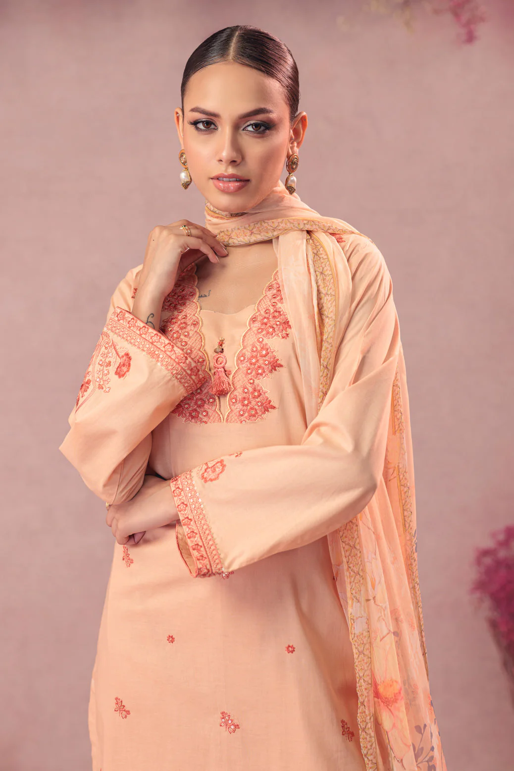 PEACH-CAMBRIC-3 PIECE (1S24B3P001) - Image 4