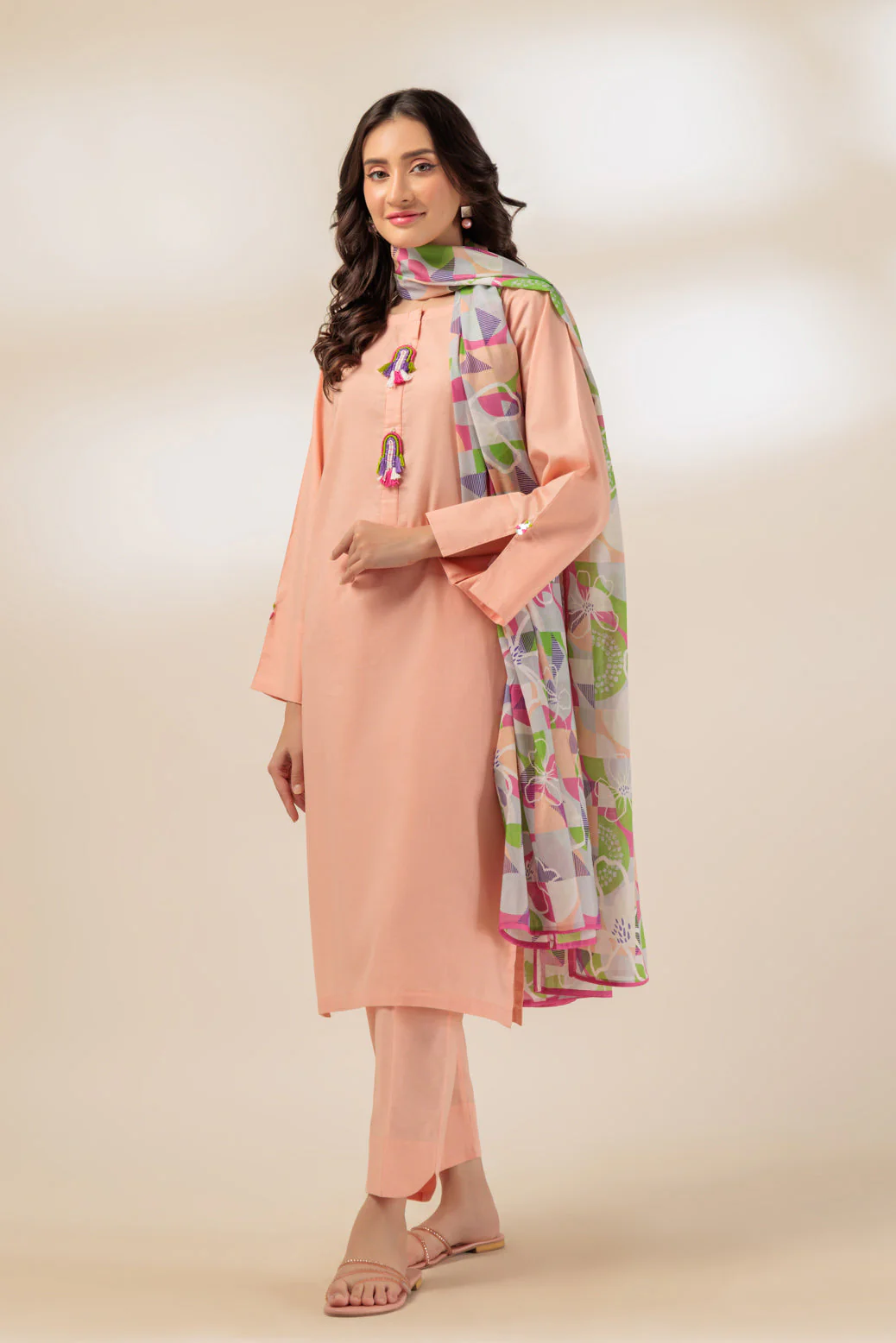 PEACH-CAMBRIC-3 PIECE (BPS1243P21) - Image 4