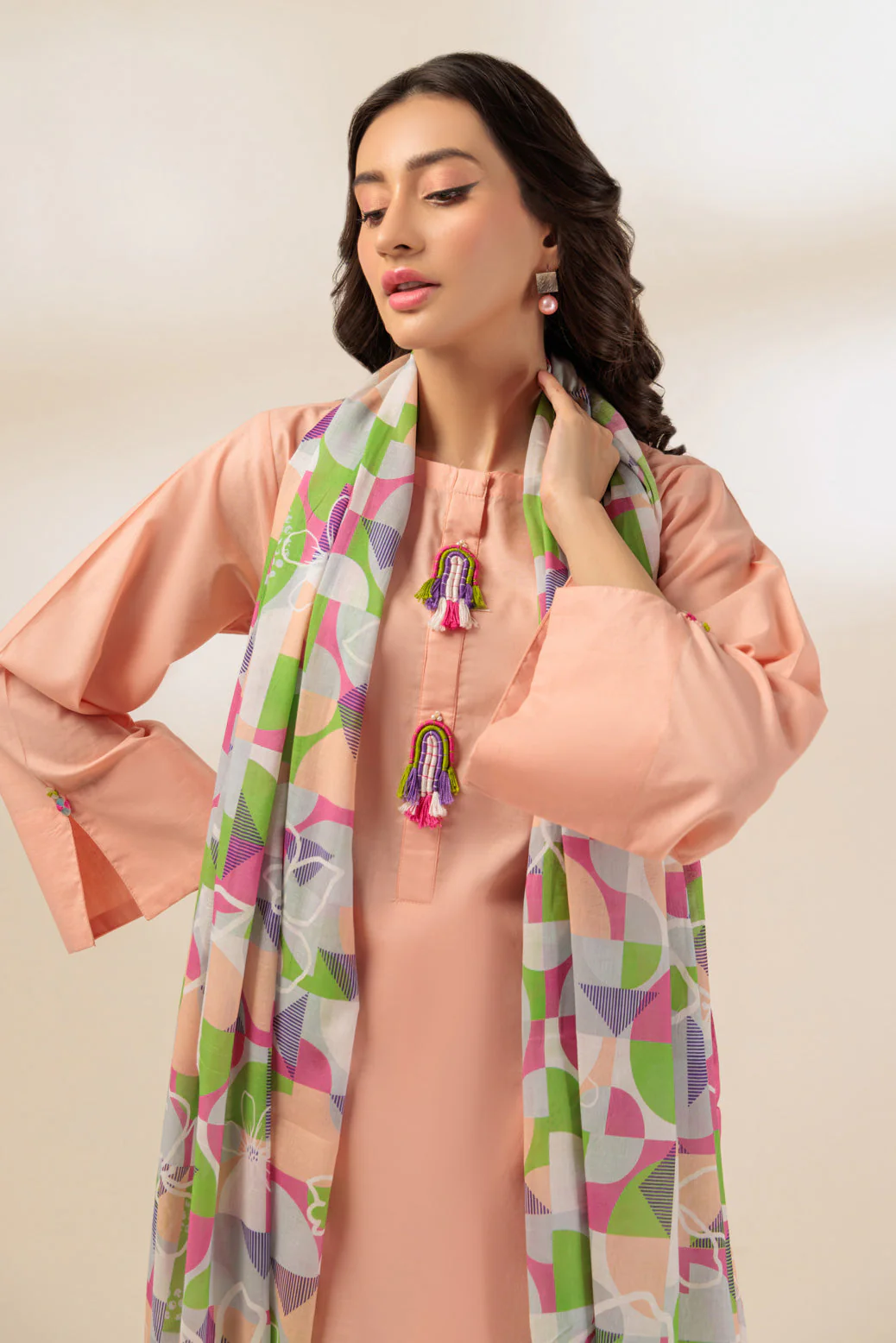PEACH-CAMBRIC-3 PIECE (BPS1243P21) - Image 5