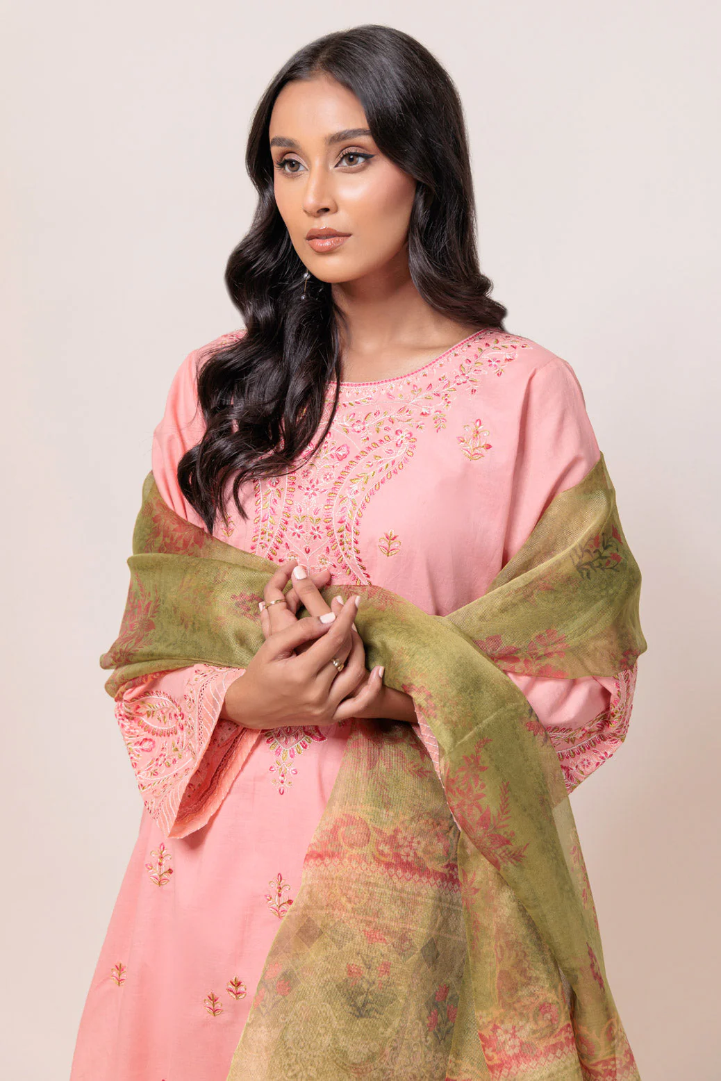 PEACH-CAMBRIC-3 PIECE (BPS5243P38) - Image 3