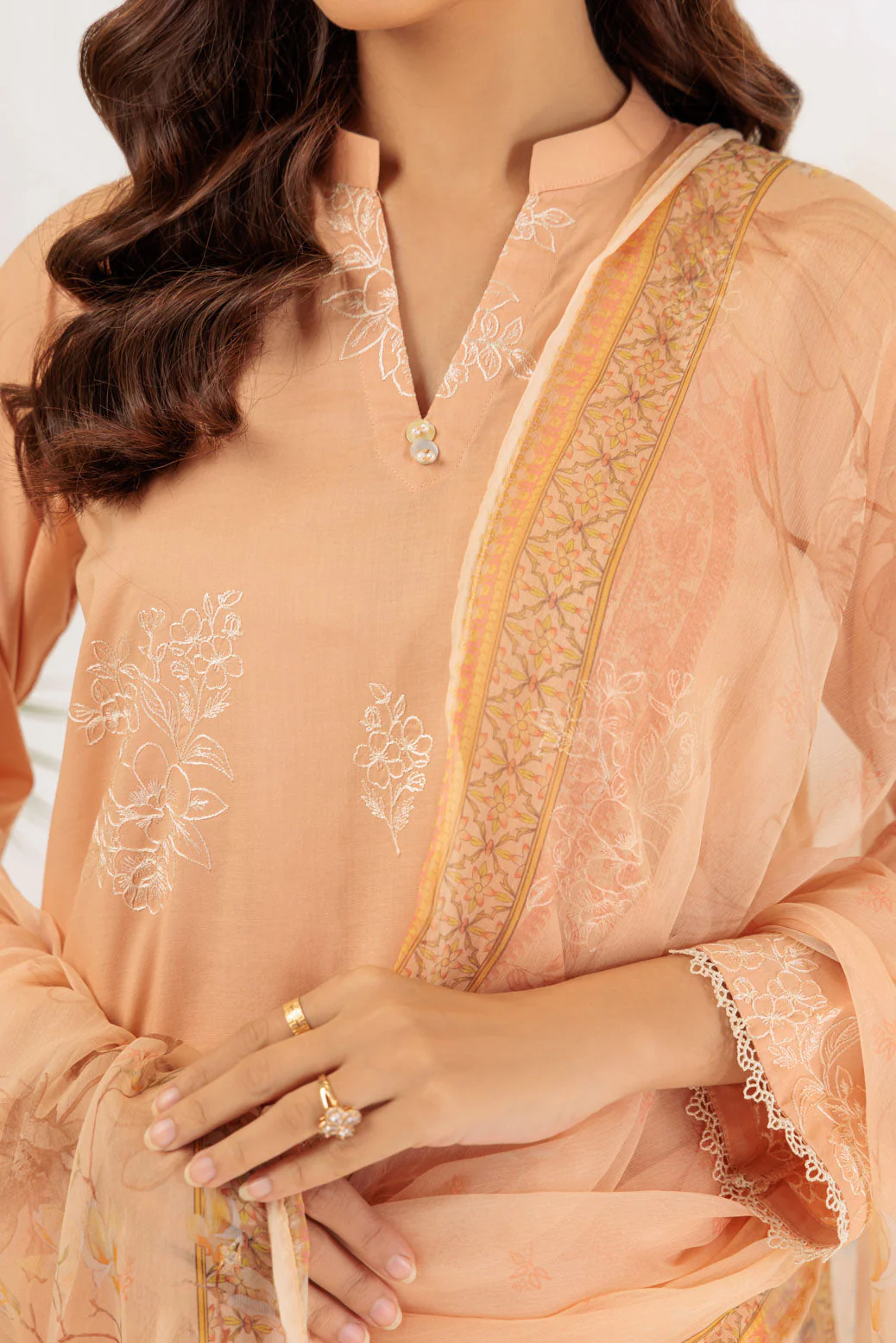 PEACH-CAMBRIC-3 PIECE (BS1243P03) - Image 2