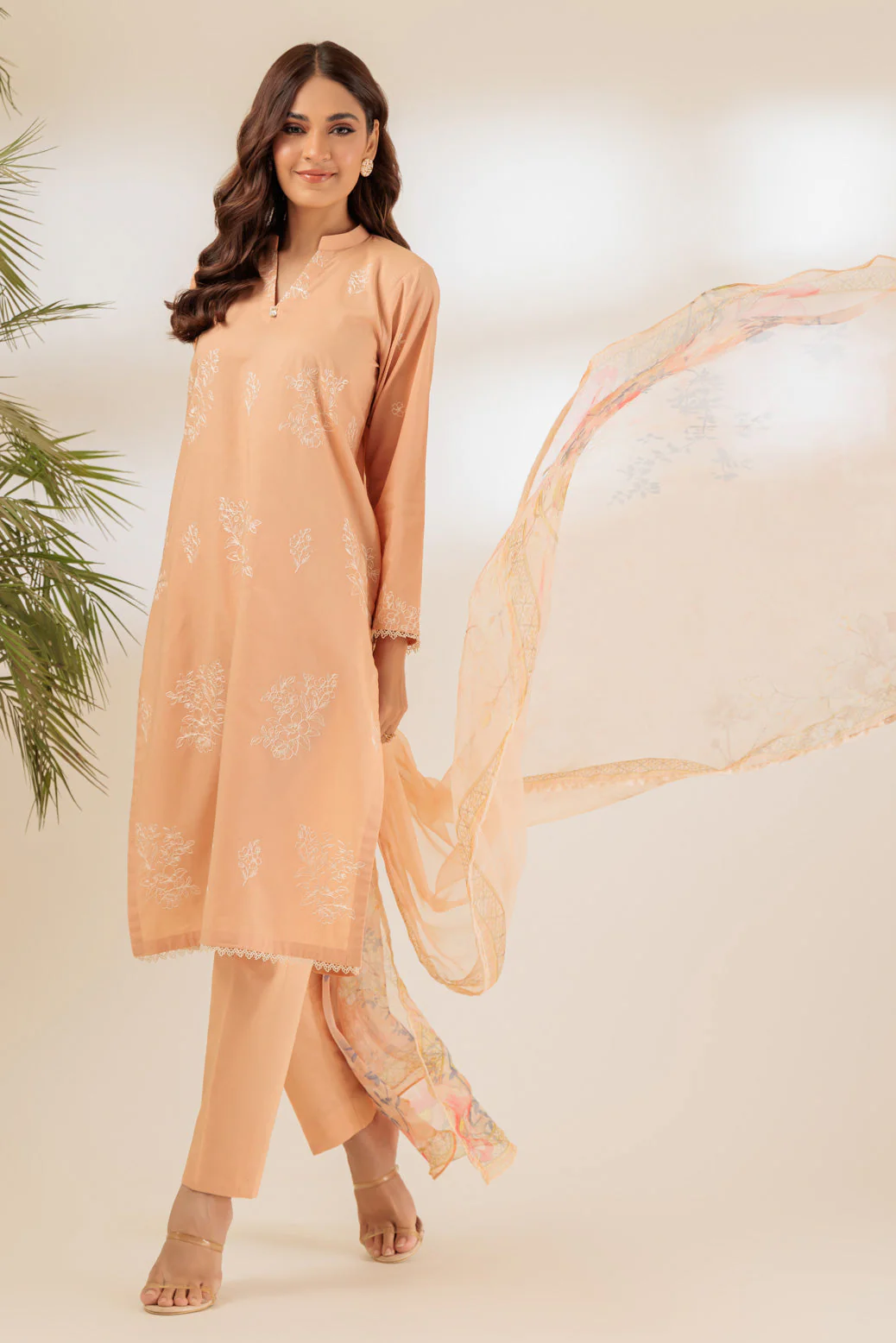 PEACH-CAMBRIC-3 PIECE (BS1243P03) - Image 3
