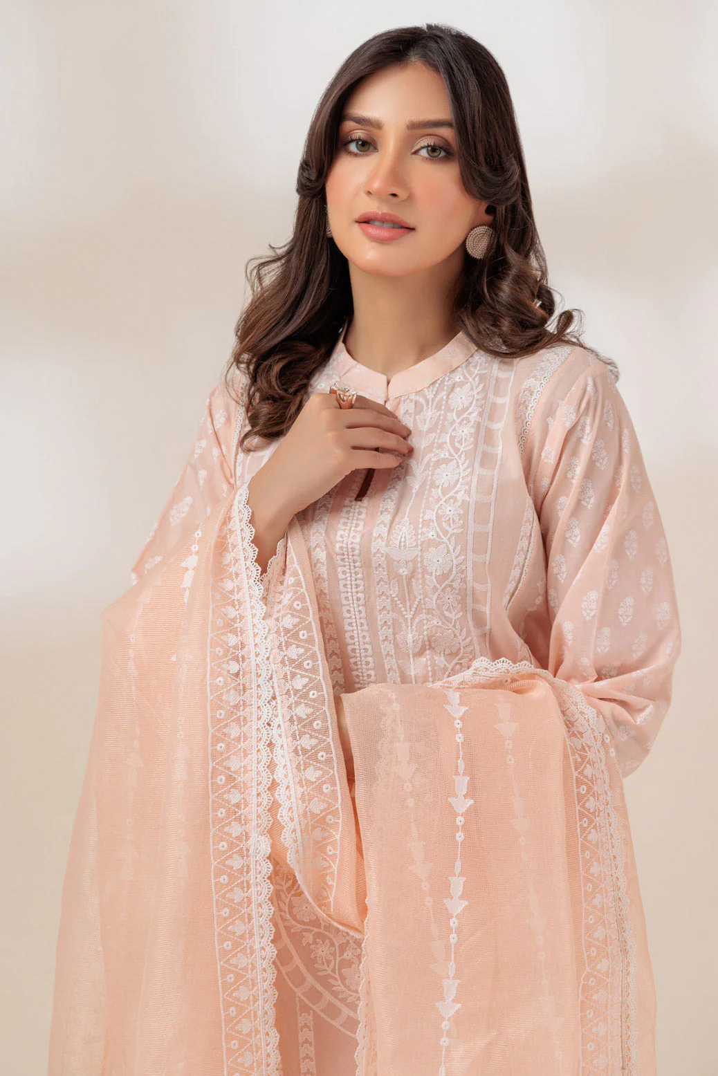 PEACH-CAMBRIC-3 PIECE (BSSS233P06) - Image 2