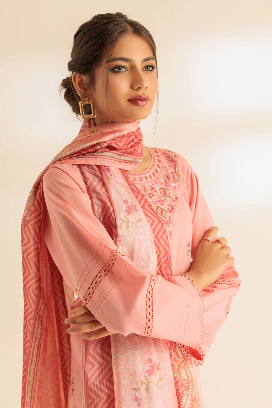 PEACH-CAMBRIC-3 PIECE (SS5243P19) - Image 2