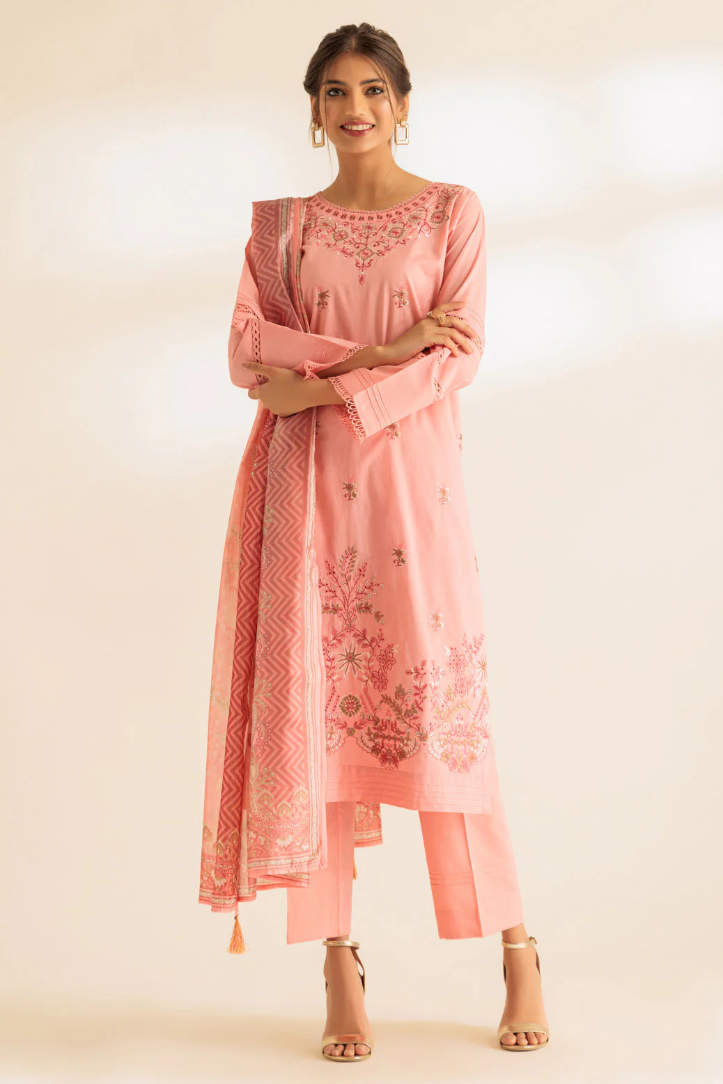 PEACH-CAMBRIC-3 PIECE (SS5243P19) - Image 3