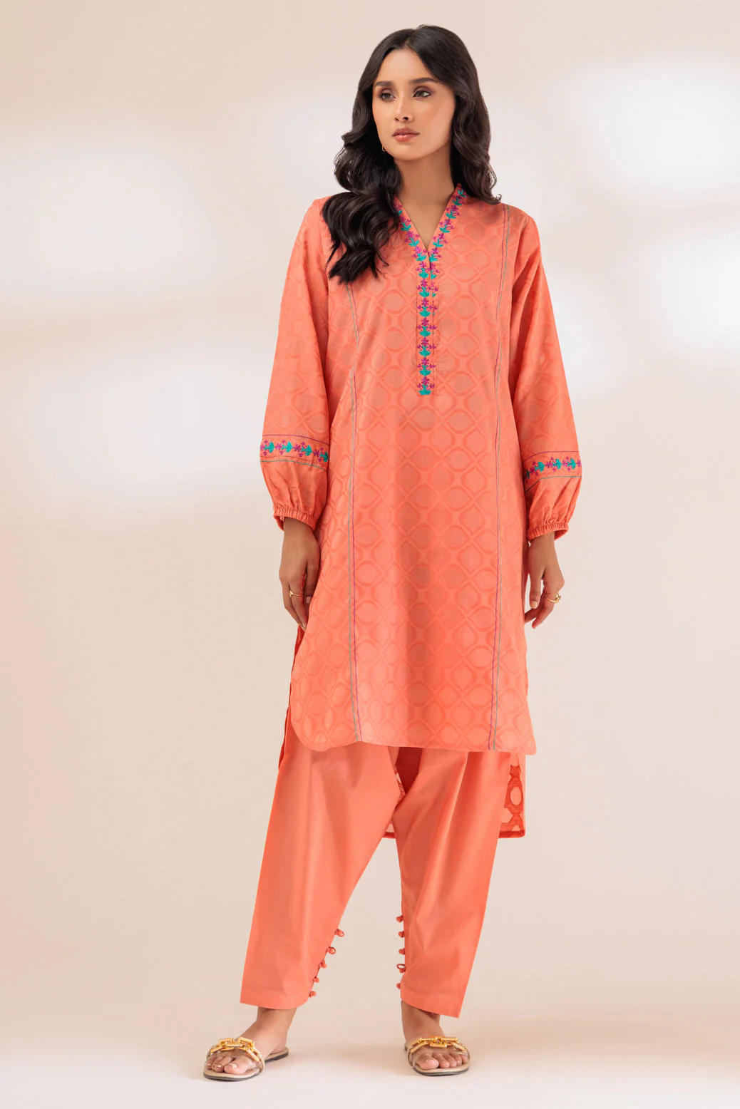 PEACH-DYED-2 PIECE (PWS6232P07) - Image 2