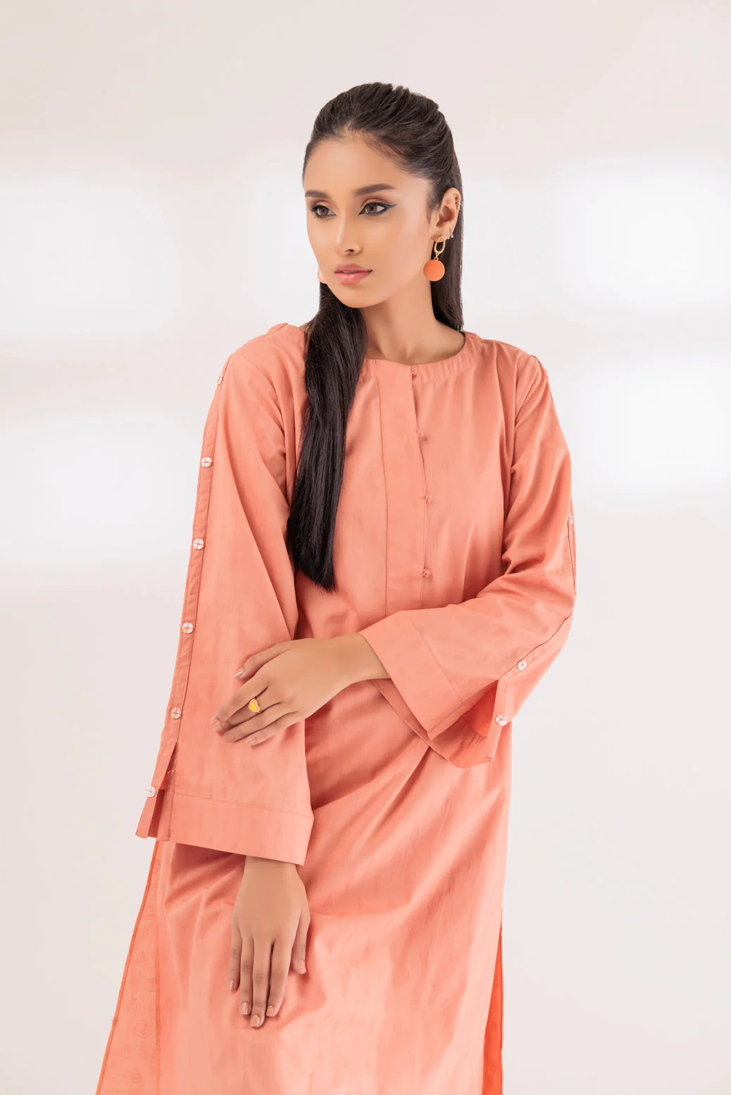 PEACH-JACQAURD-2 PIECE (SRLS232P20) - Image 4