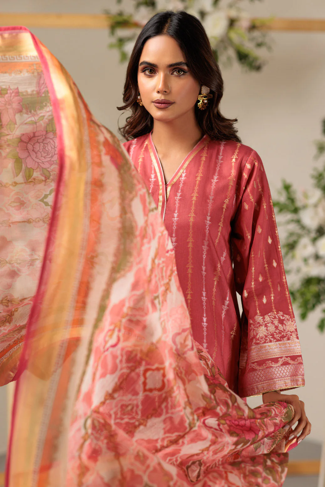 PEACH-JACQUARD-3 PIECE (BSAS233P06) - Image 4