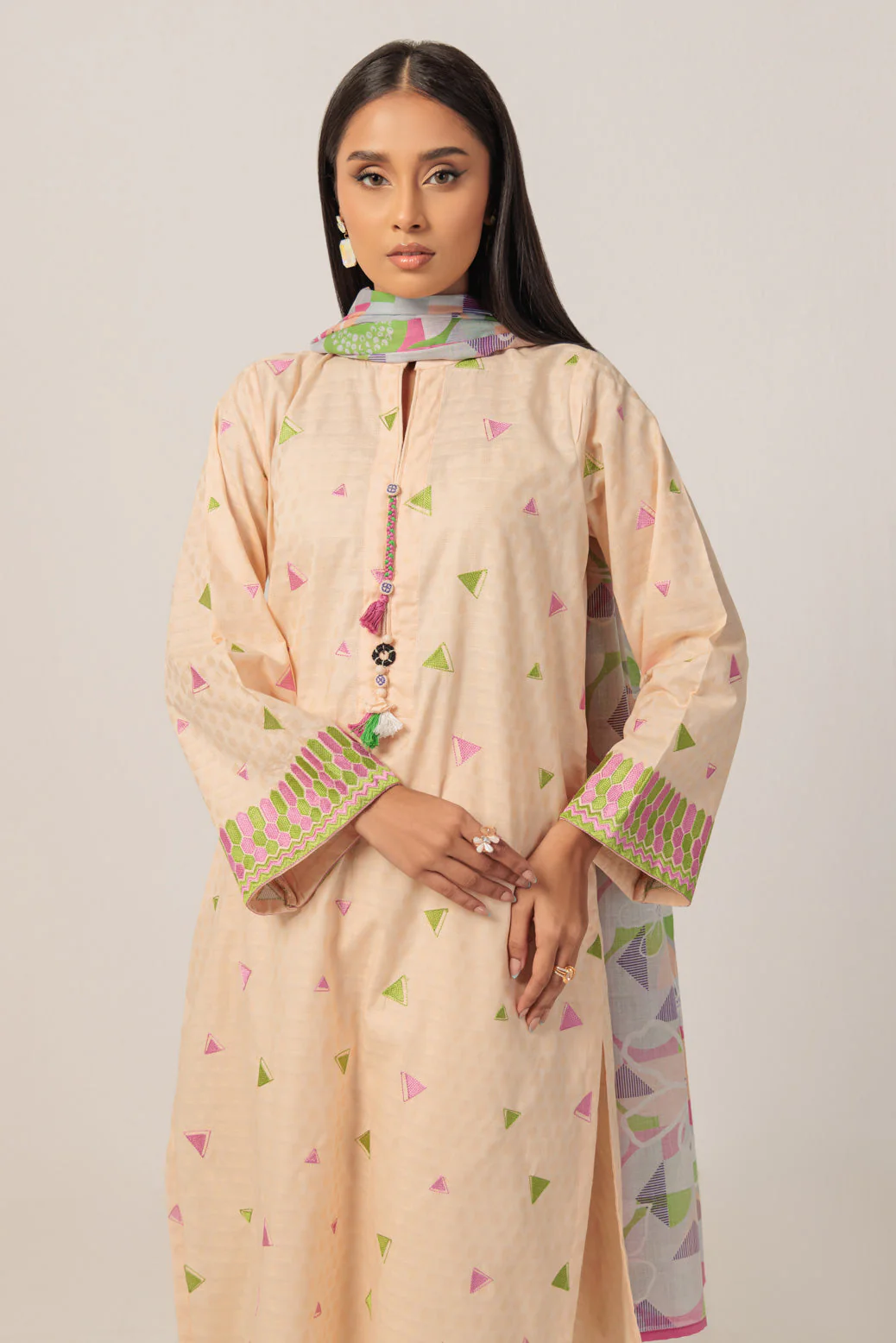 PEACH-JACQUARD-3 PIECE (PWS1243P08) - Image 4
