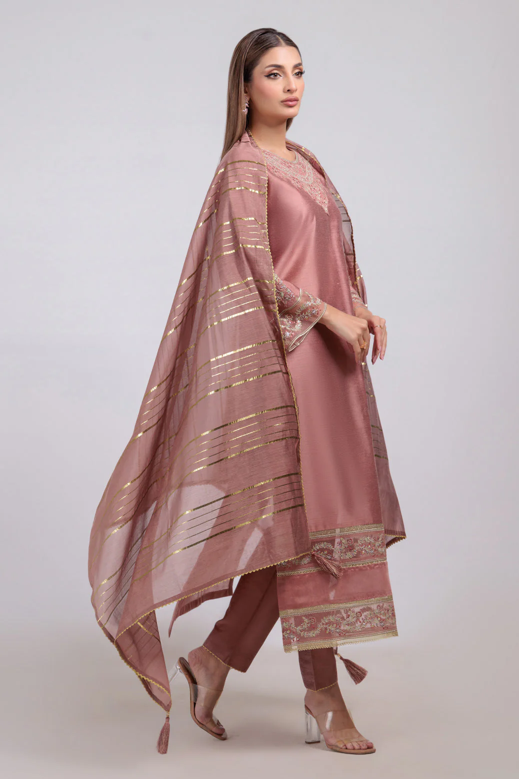 PEACH-KHADDAR-3 PIECE (PWS5243P10) - Image 4
