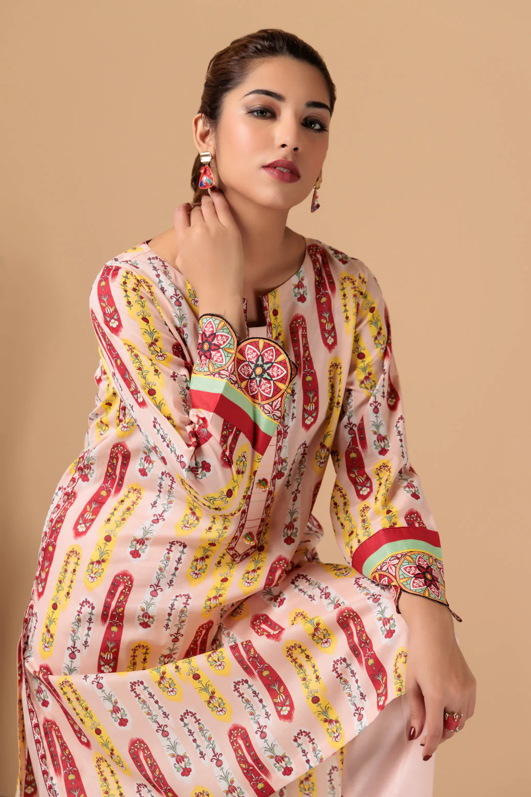 PEACH-LAWN-2 PIECE (SRS232P15) - Image 2