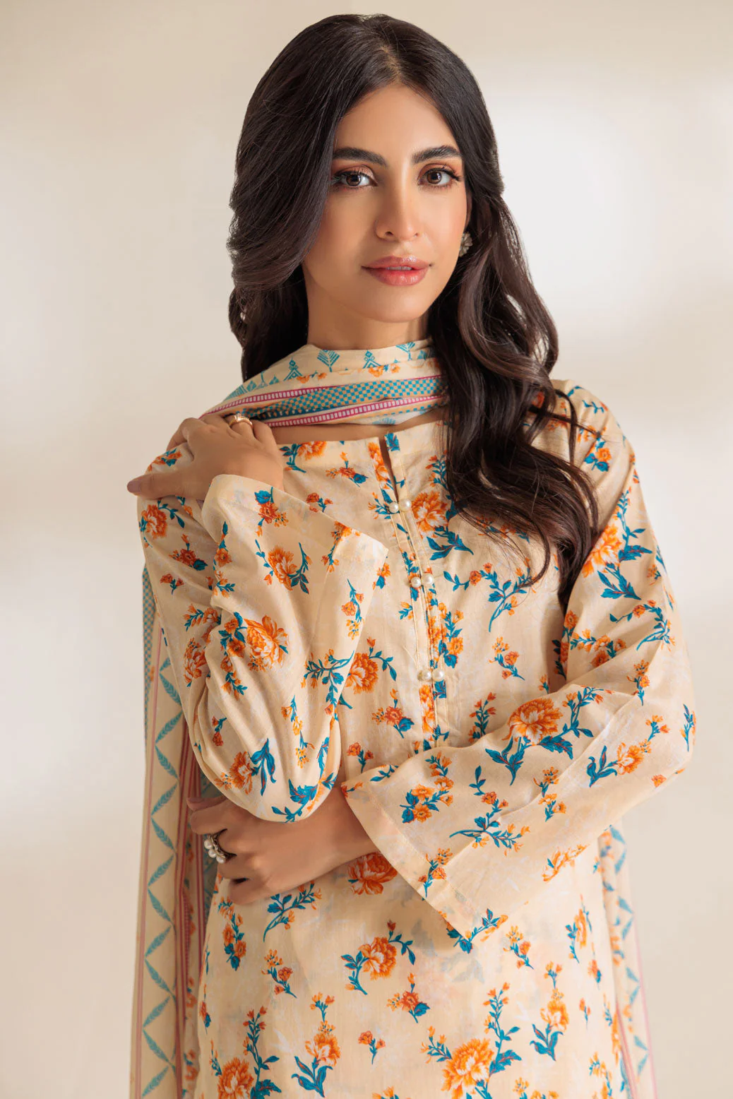 PEACH-LAWN-3 PIECE (BPS1243P09) - Image 4