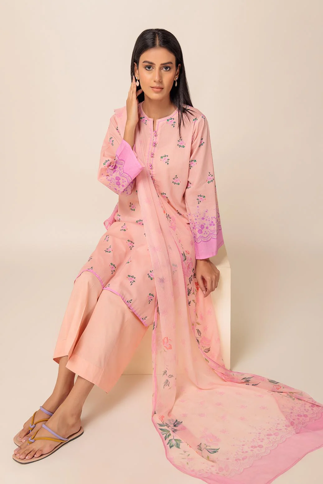PEACH BLOSSOM - 3 PC (2S24P3P036) - Image 3