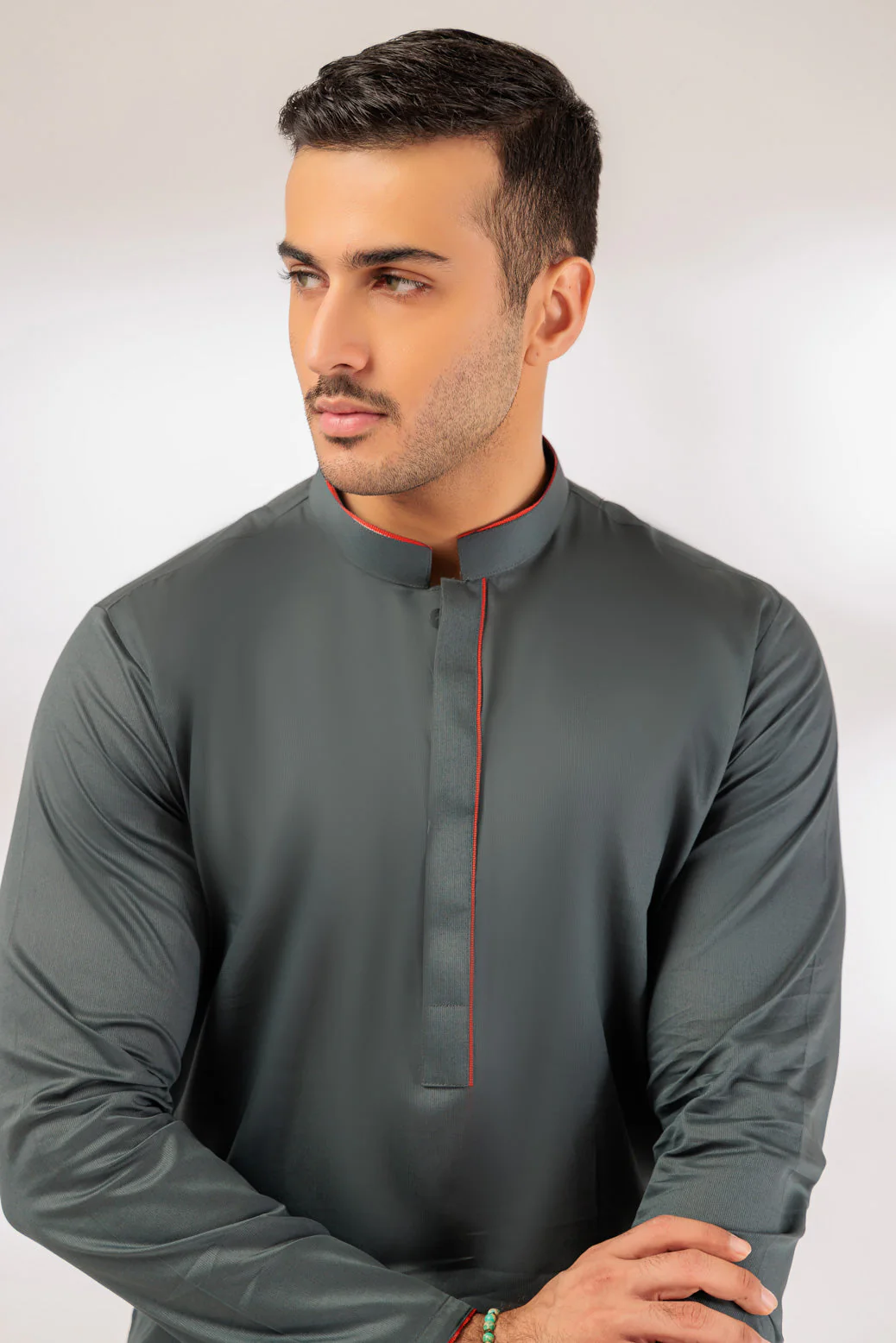 PEACOCK-BLENDED-KURTA TROUSER - (KSR24-025) - Image 3