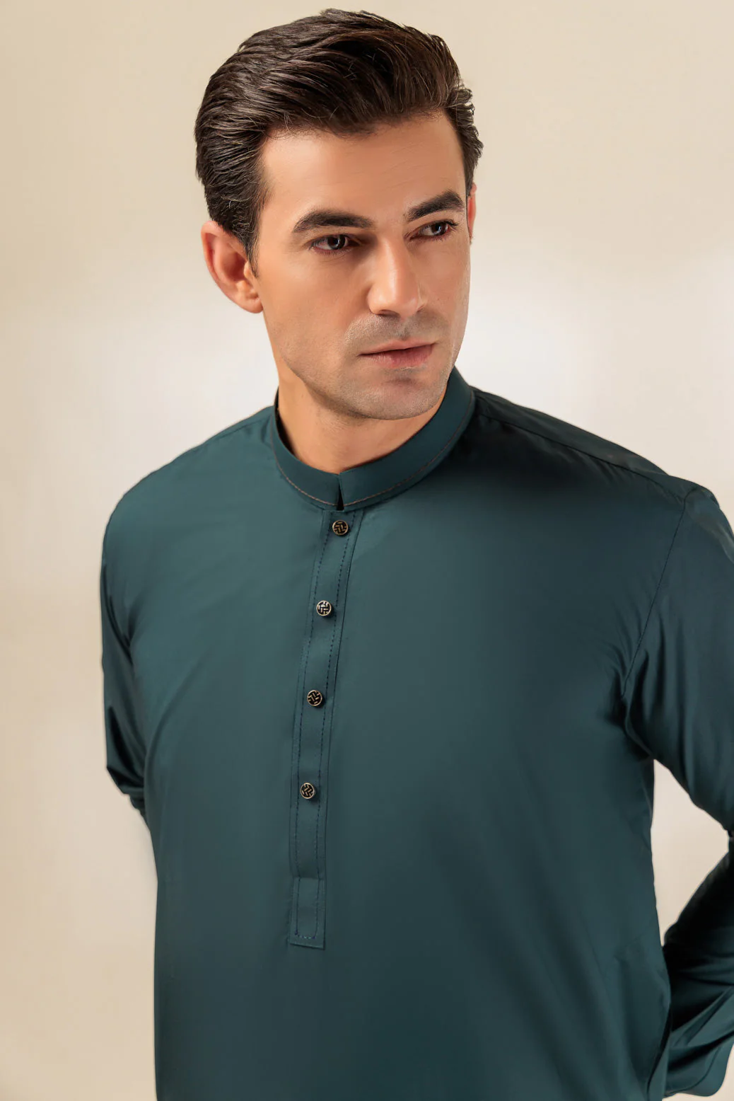 PEACOCK-BLENDED-SHALWAR SUIT - (GSBS24-018) - Image 4