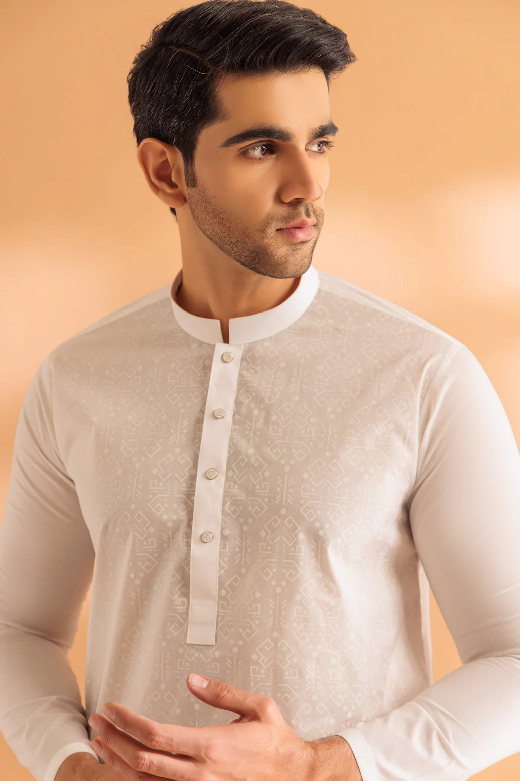 PEARL-BLENDED-KURTA PAJAMA TROUSER - (KSS24-014) - Image 3