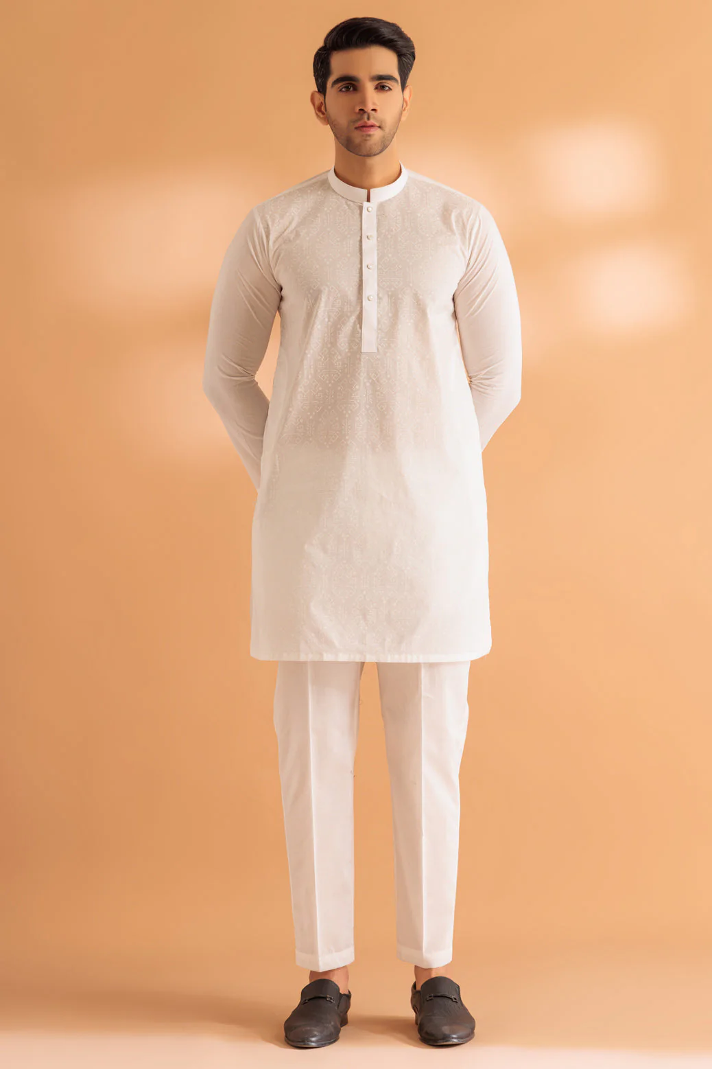 PEARL-BLENDED-KURTA PAJAMA TROUSER - (KSS24-014) - Image 4