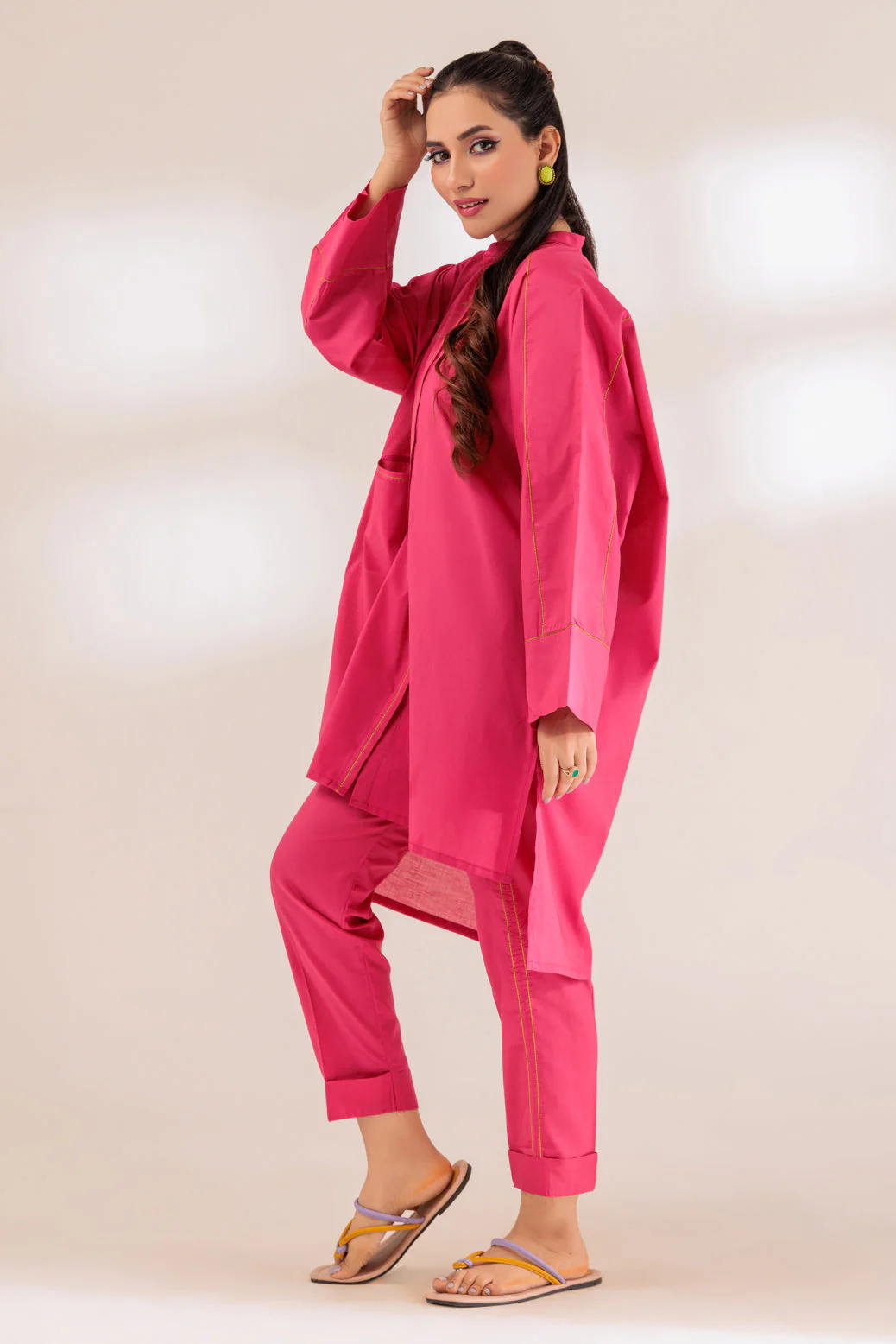 PINK-CAMBRIC-2 PIECE (BSAK232P02) - Image 4