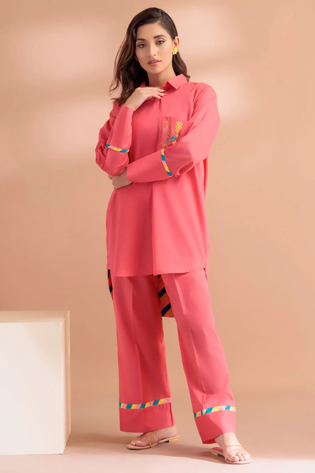 PINK-CAMBRIC-2 PIECE (PWA6232P03) - Image 3