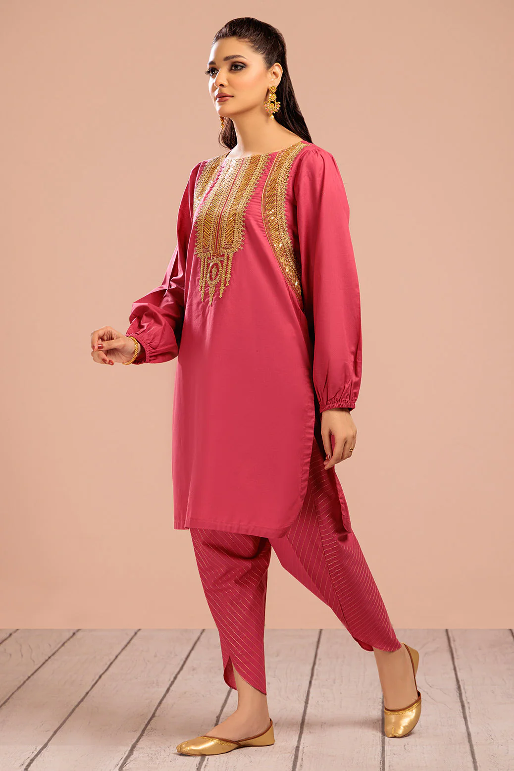 PINK-CAMBRIC-2 PIECE (SSS232P20) - Image 3