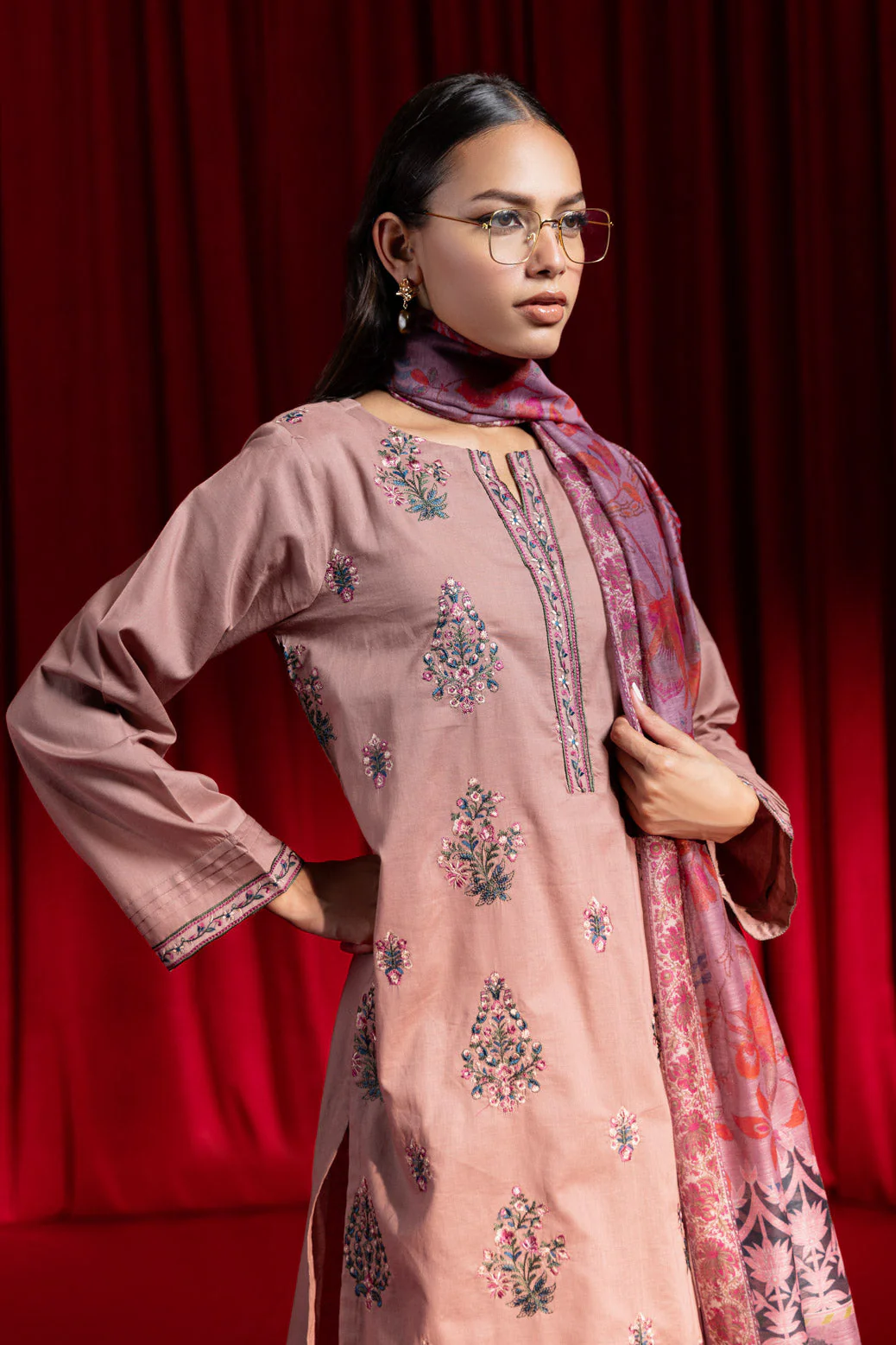PINK-CAMBRIC-3 PIECE (BPS5243P34) - Image 2